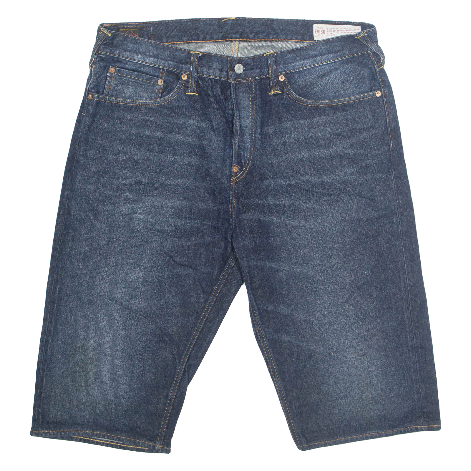 EVISU Mens Jorts Shorts Blue L W37 Refurbished - N/A refurbished available on Cerqular