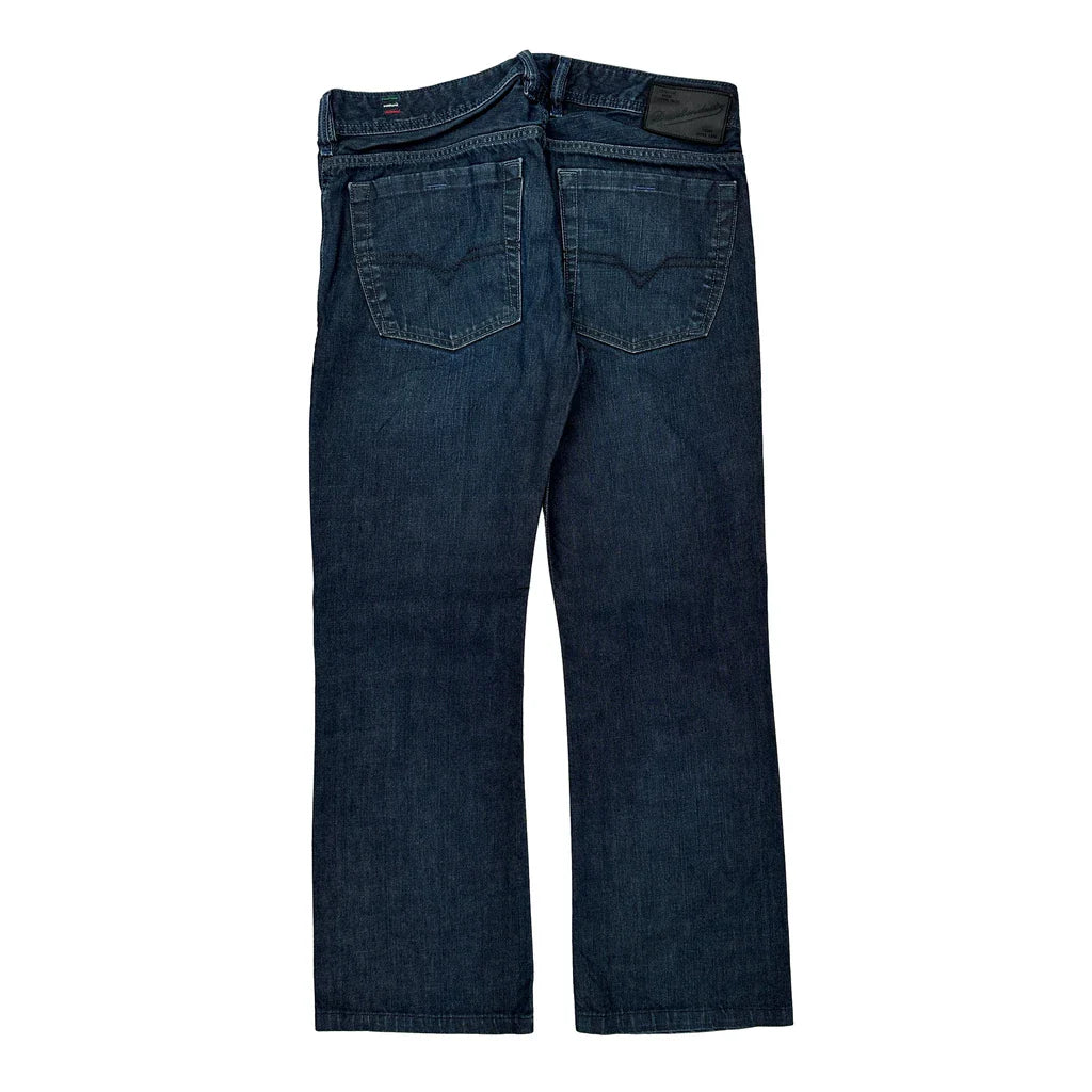 Diesel Jeans - 32W 31L Dark Wash Cotton Refurbished - Thrifted (note: this is a term often used to describe second- refurbished available on Cerqular