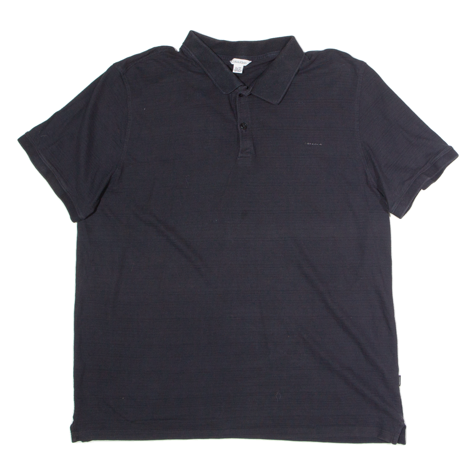 CALVIN KLEIN Mens Polo Shirt Black XL Refurbished - N/A refurbished available on Cerqular