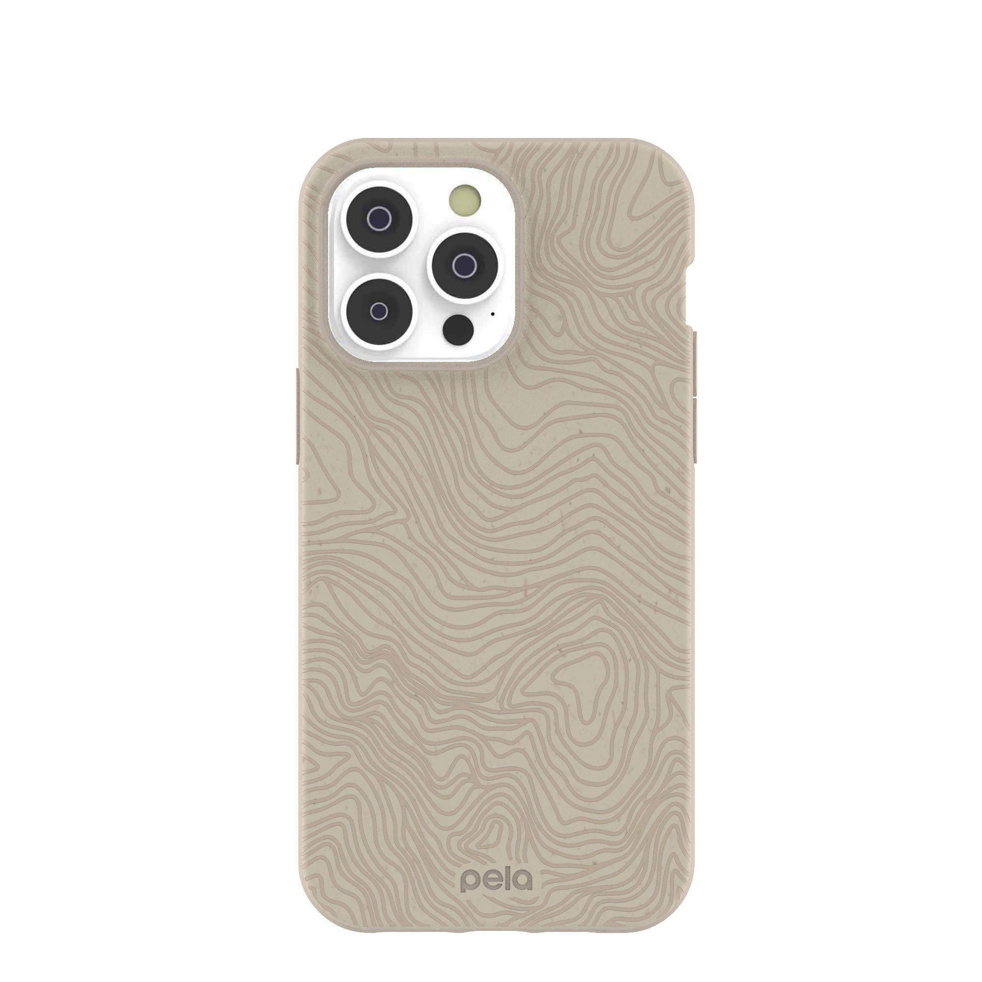 London Fog Trail Lines iPhone 14 Pro Max Case Refurbished - Pela Case refurbished available on Cerqular