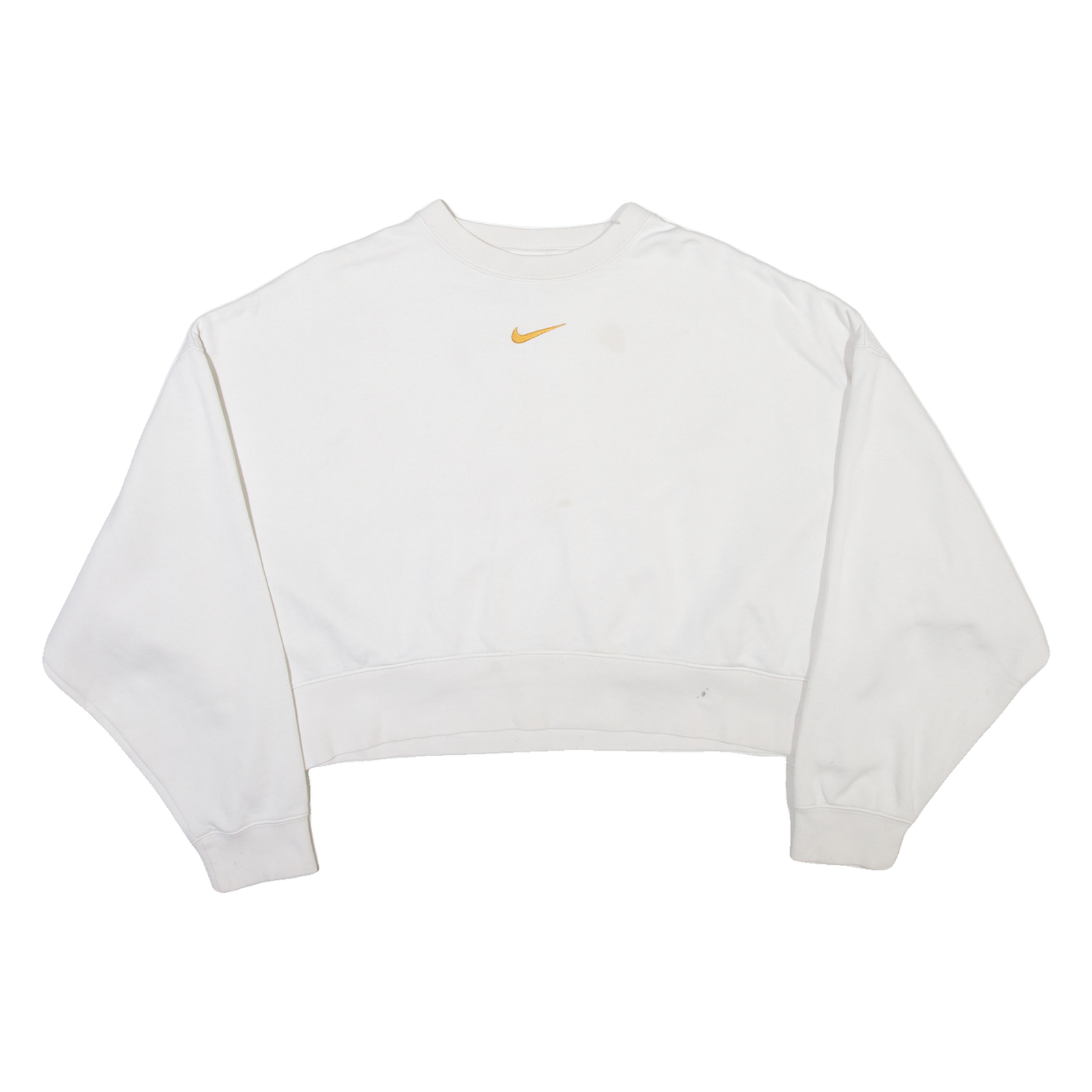 Buy NIKE Cropped Womens Sweatshirt White M Refurbished - $31.19 NIKE Cropped Womens Sweatshirt White M Refurbished - N/A refurbished available on Cerqular