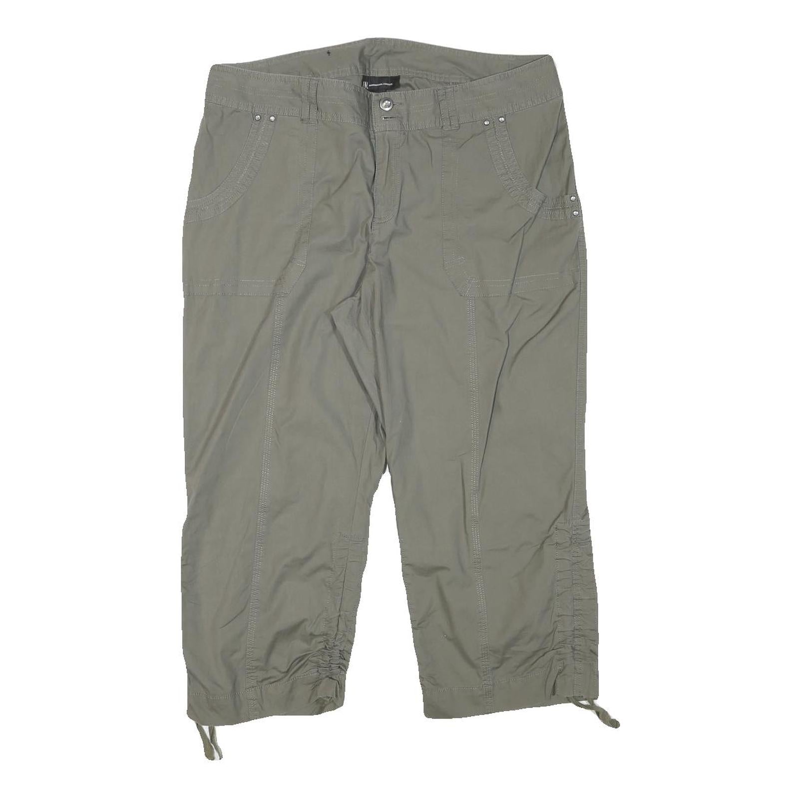 INC Womens Shorts Green Casual XL W34 Cotton Blend Lightweight Relaxed Refurbished - N/A refurbished available on Cerqular