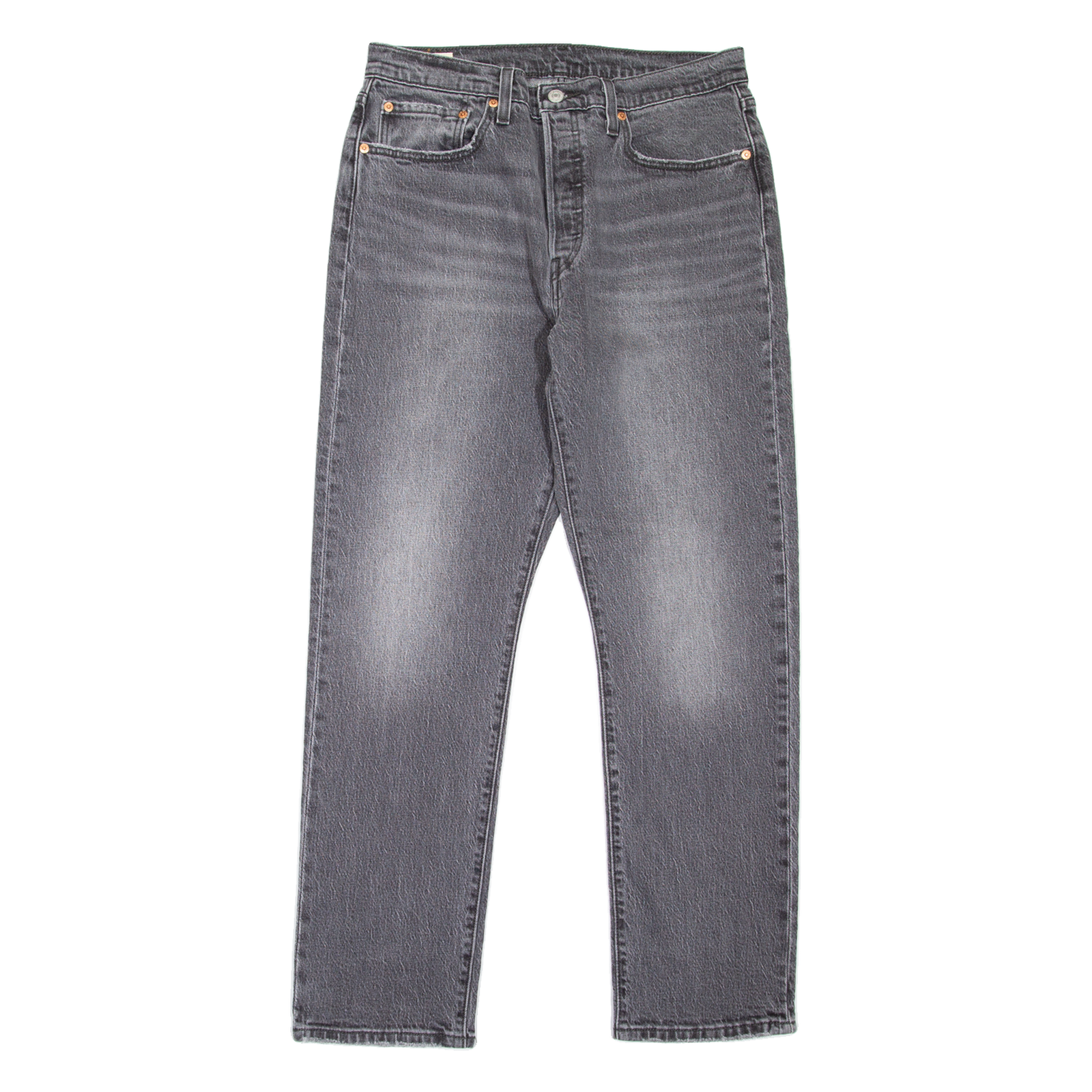 LEVI'S 501 BIG E Jeans Womens Grey Regular Straight Stone Wash W31 L30 Refurbished - N/A refurbished available on Cerqular