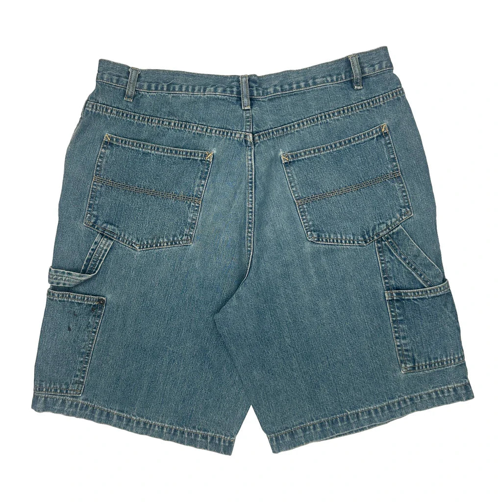 Buy Unbranded Cargo Denim Shorts - 34W 10L Blue Cotton Refurbished - $22.77 Unbranded Cargo Denim Shorts - 34W 10L Blue Cotton Refurbished - Thrifted (note: this is a term often used to describe second- refurbished available on Cerqular