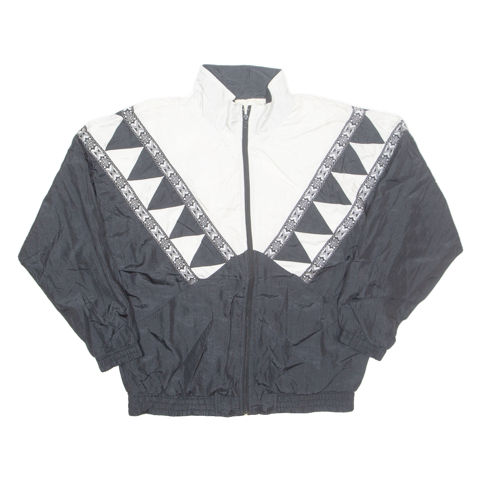 BOCOO Womens Track Jacket Black Crazy Pattern M Refurbished - N/A refurbished available on Cerqular