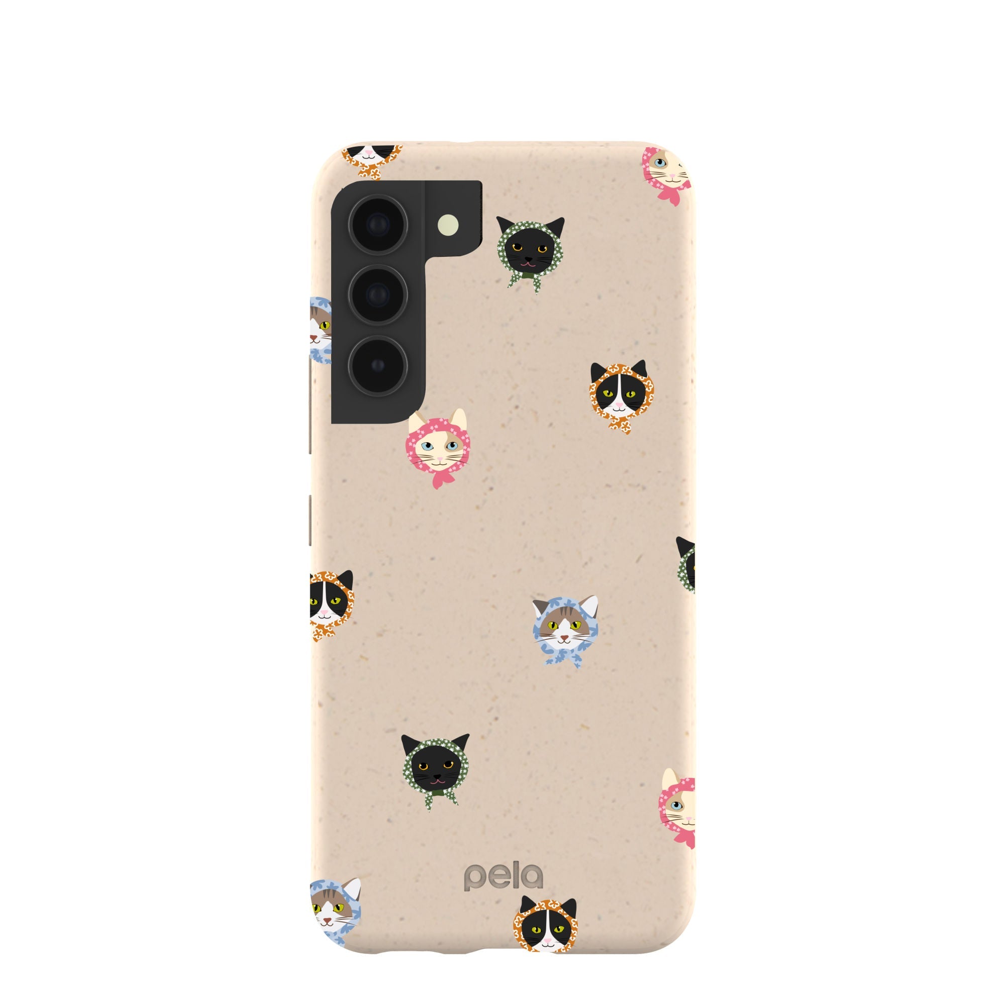 Seashell Cat Couture Samsung Galaxy S22 Case Refurbished - Pela Case refurbished available on Cerqular