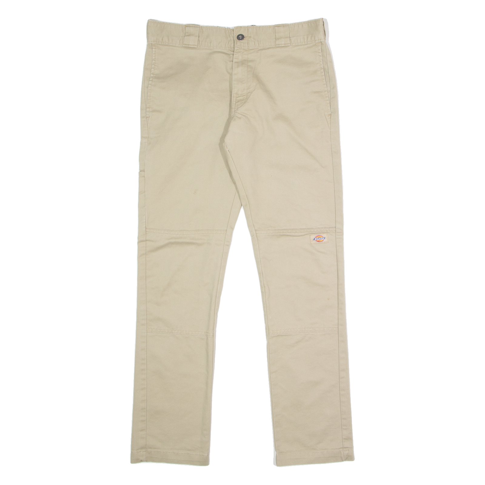DICKIES Mens Twill Trousers Beige Regular Skinny W31 L32 Refurbished - N/A refurbished available on Cerqular
