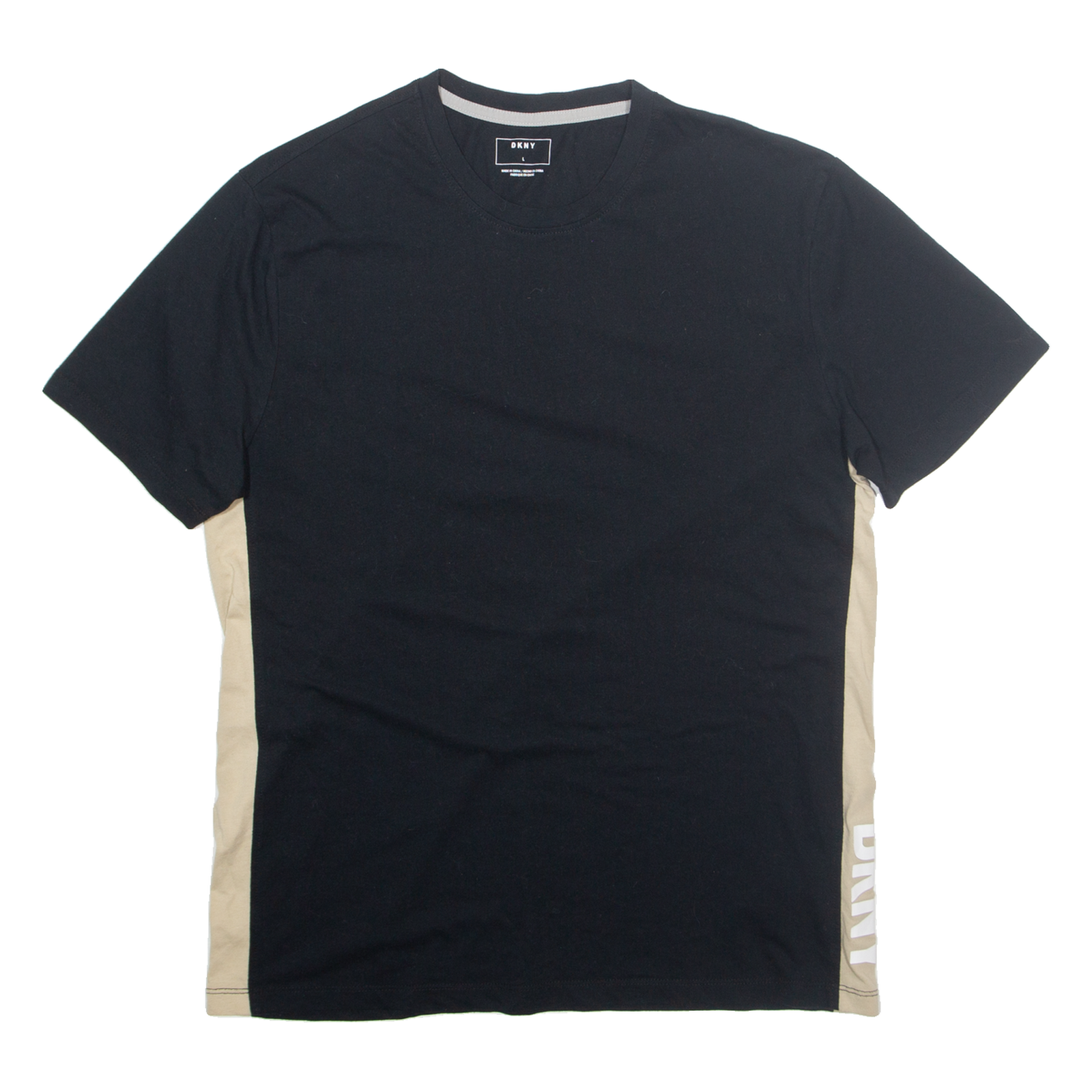 DKNY Mens T-Shirt Black L Refurbished - N/A refurbished available on Cerqular