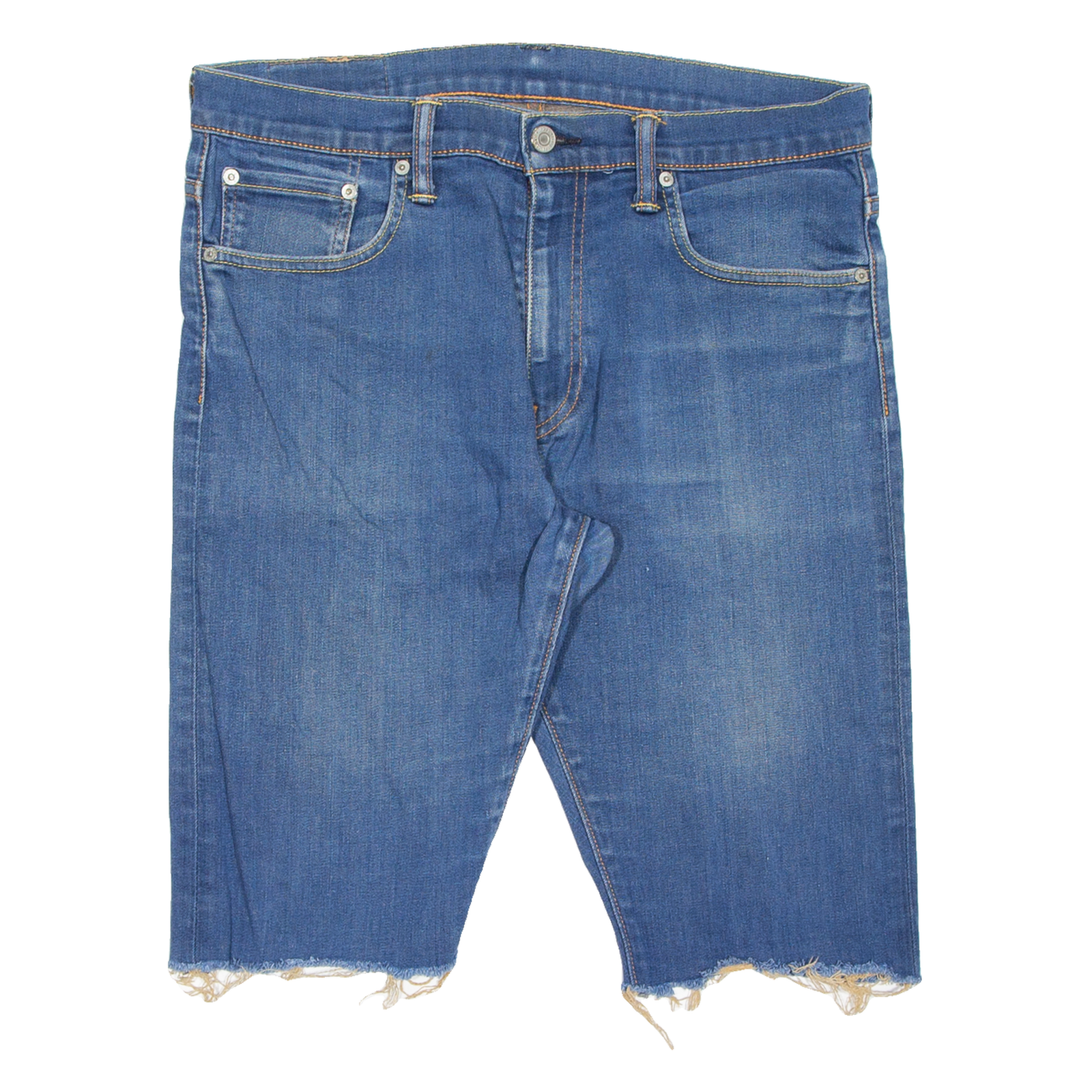 LEVI'S Womens Denim Shorts Blue M W32 Refurbished - N/A refurbished available on Cerqular