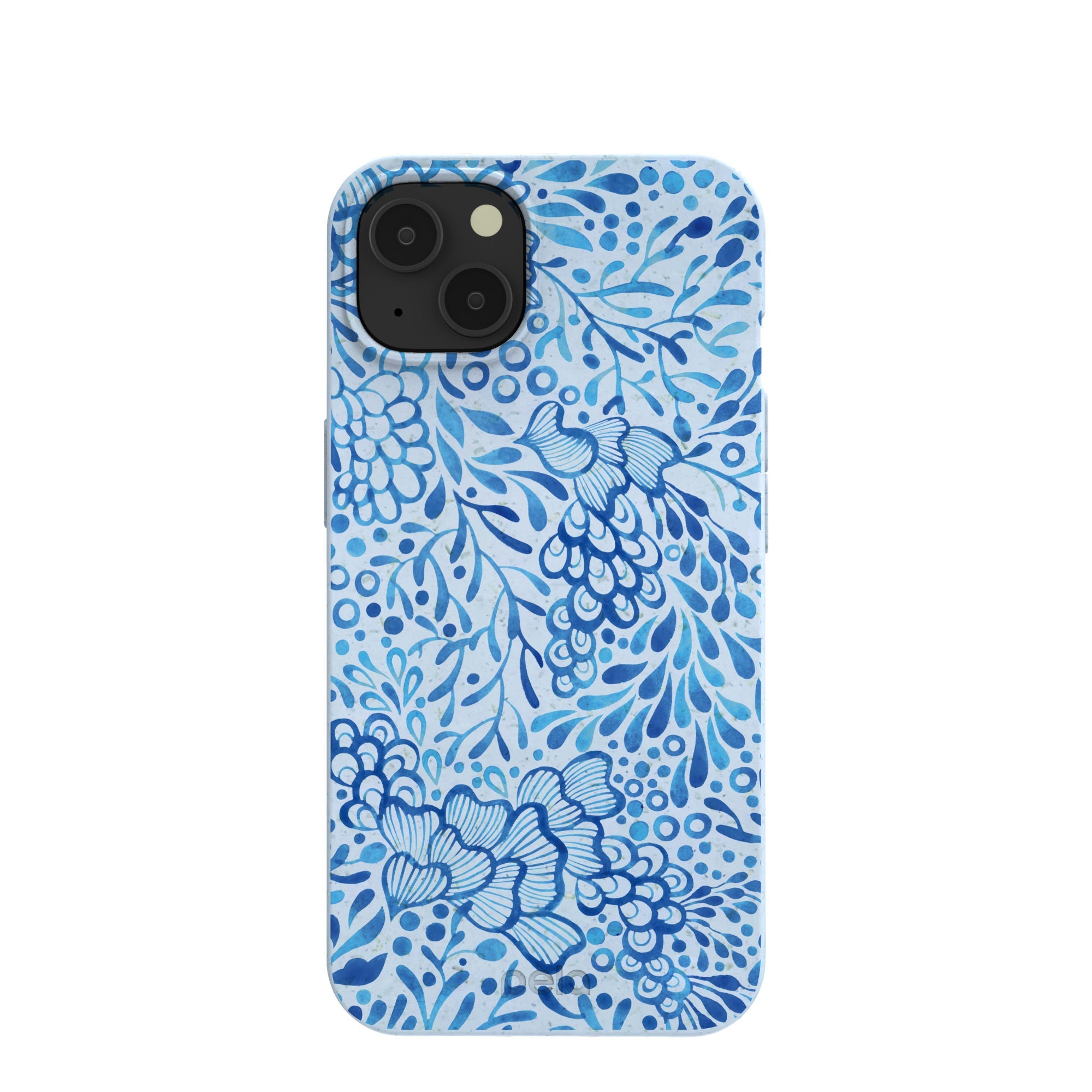 Powder Blue Reef iPhone 13 Case Refurbished - Pela Case refurbished available on Cerqular
