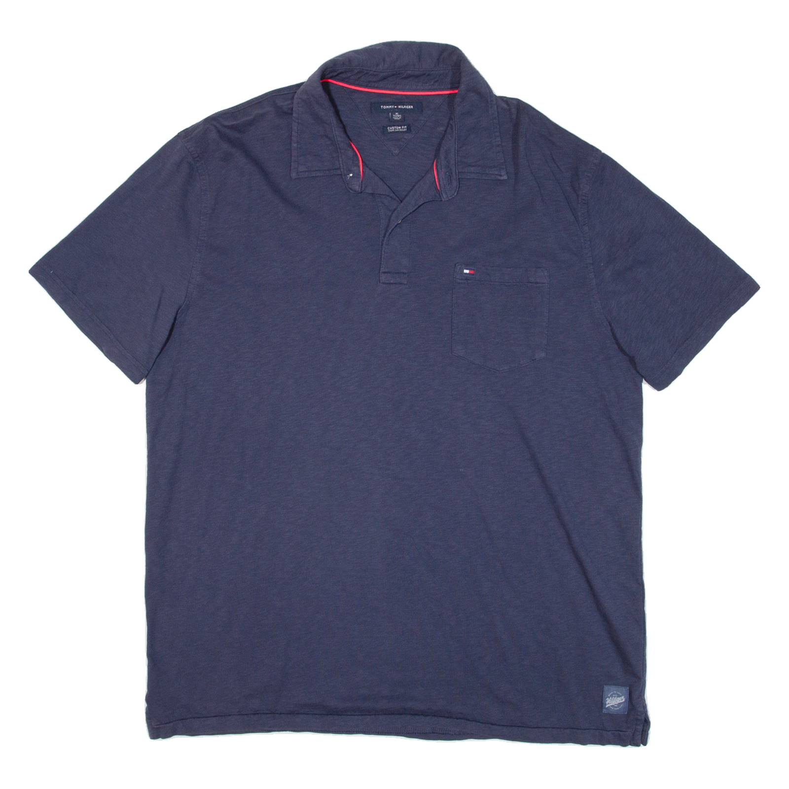 TOMMY HILFIGER Custom Fit Mens Polo Shirt Blue XL Refurbished - N/A refurbished available on Cerqular