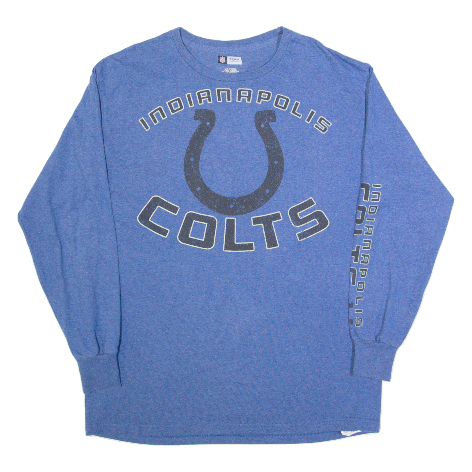 NFL Indianapolis Colts Mens T-Shirt Blue Long Sleeve USA L Refurbished - N/A refurbished available on Cerqular