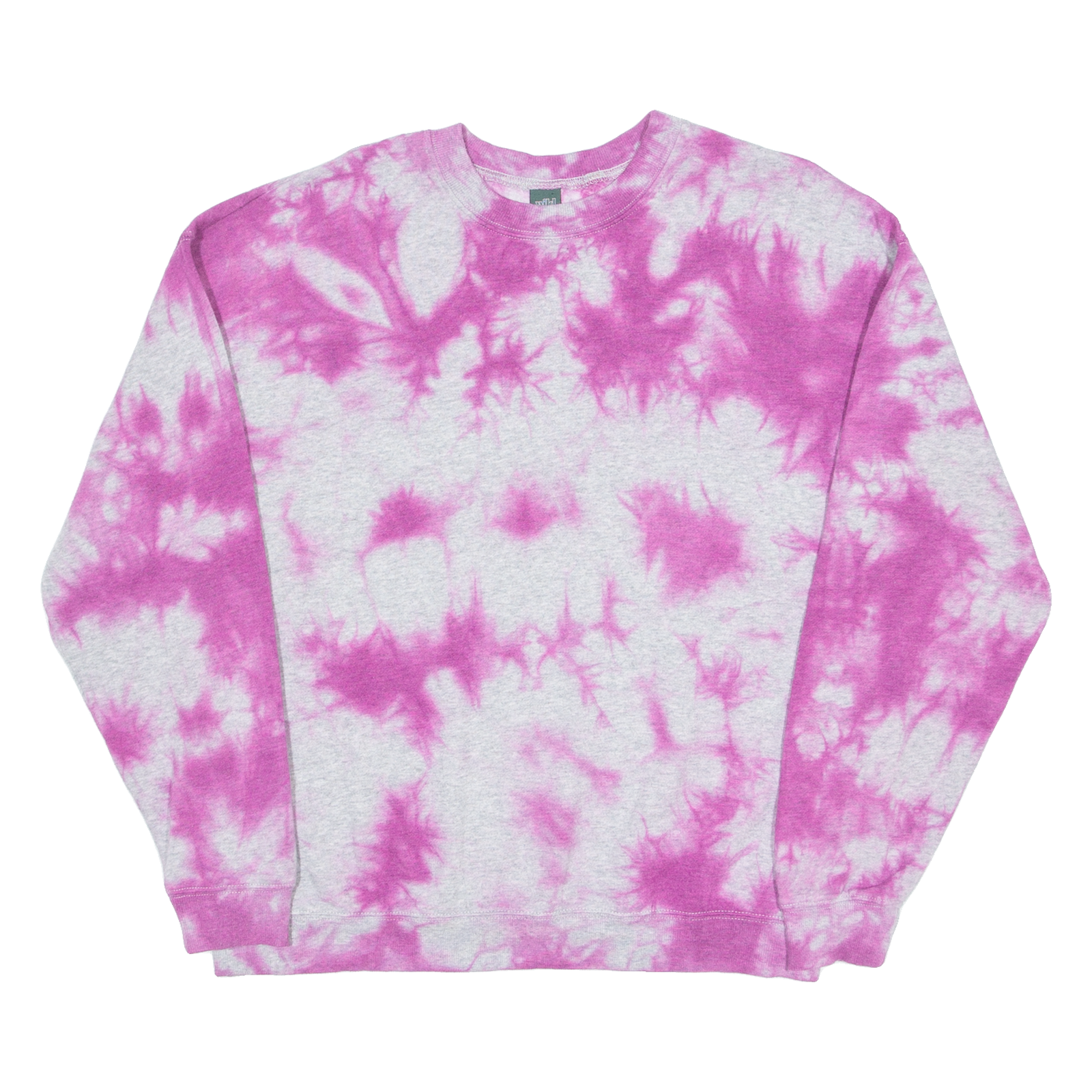 WILD FABLE Tie-Dye Mens Sweatshirt Pink Crew Neck S Refurbished - N/A refurbished available on Cerqular