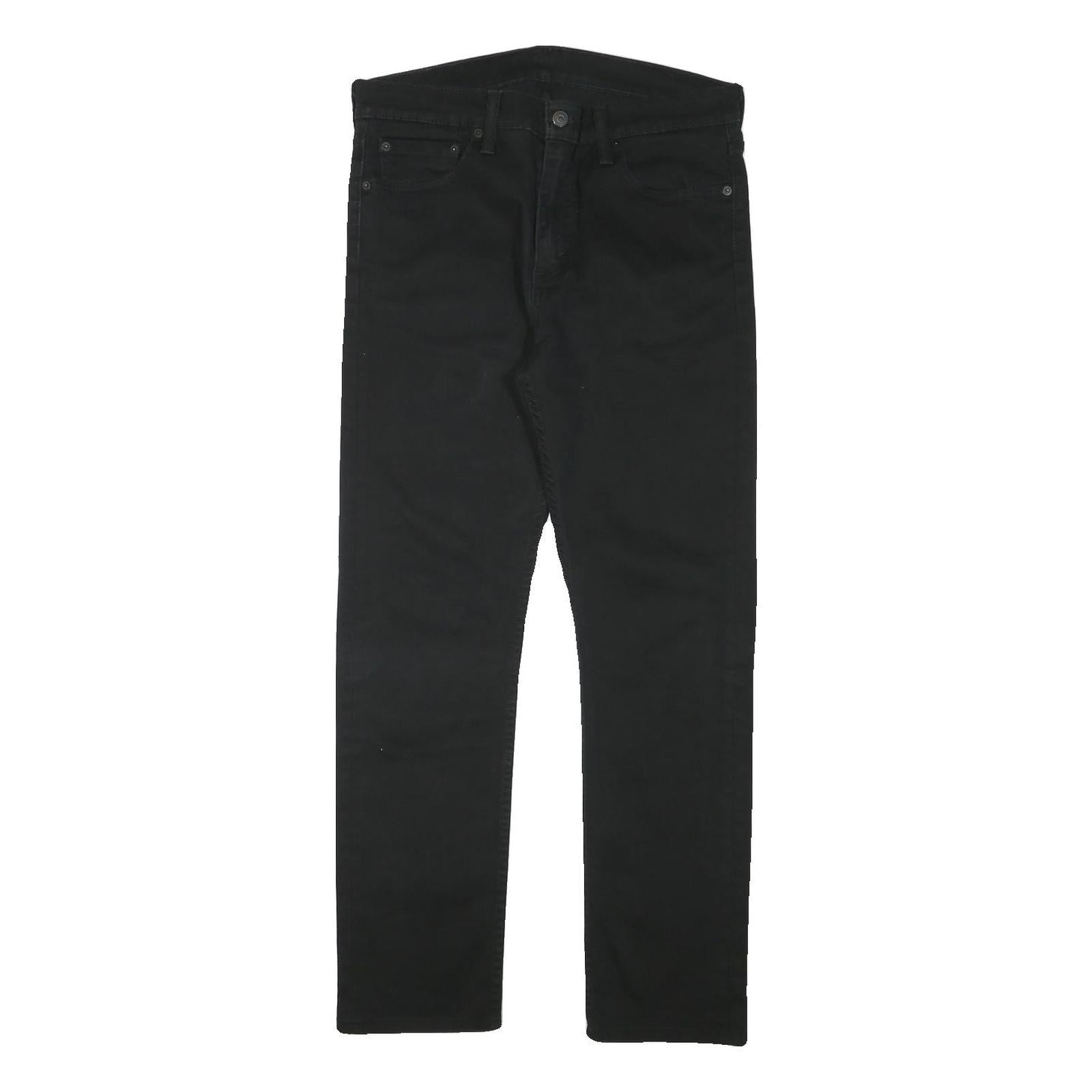 LEVI'S Mens Slim Black Denim Jeans Cotton Blend Zip W32 L28 Classic Fit Refurbished - N/A refurbished available on Cerqular