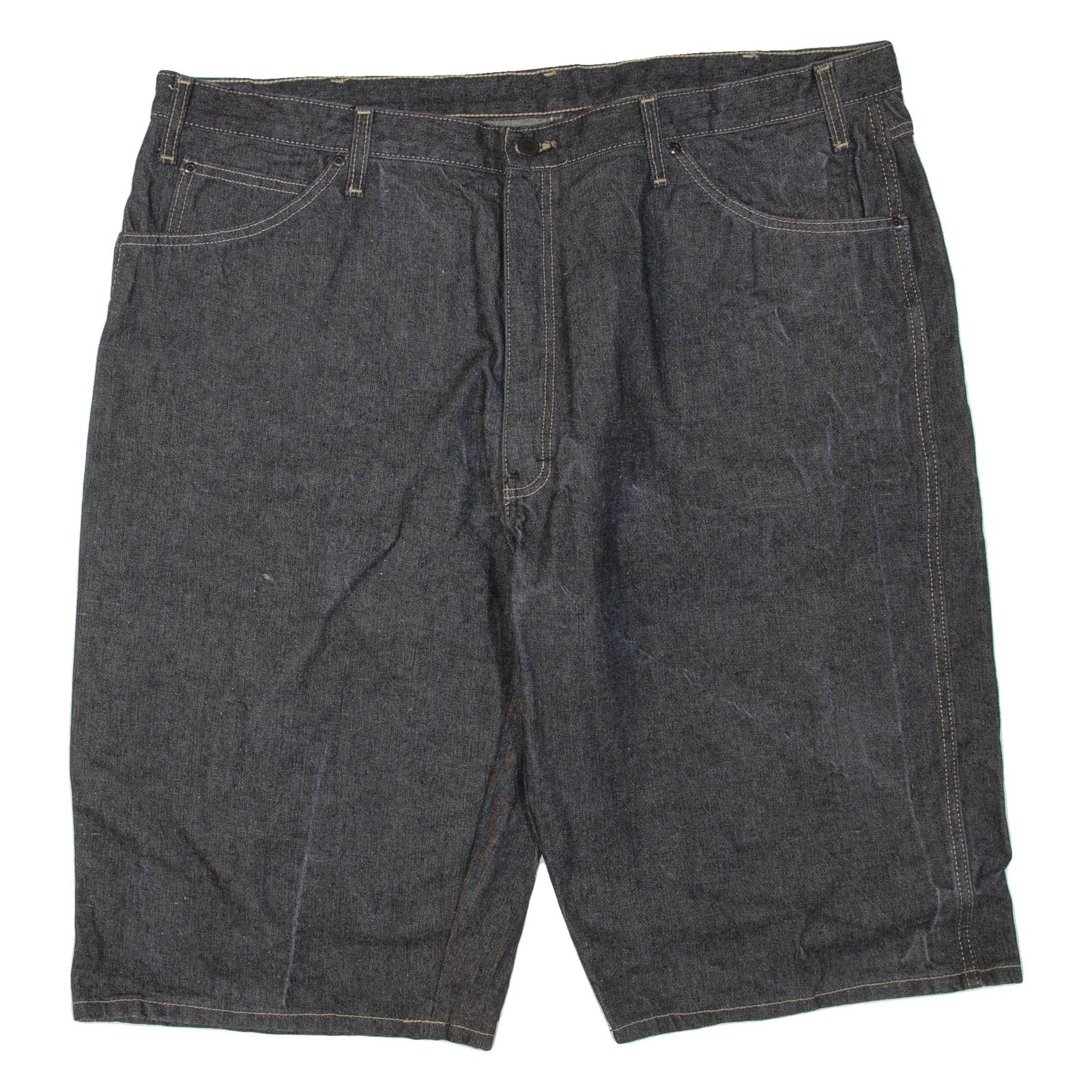 DICKIES Mens Denim Shorts Grey 2XL W44 Refurbished - N/A refurbished available on Cerqular