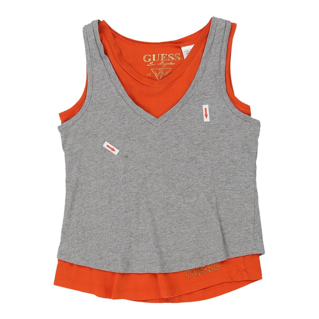 Buy Age 10-12 Guess Vest - Medium Grey Cotton | Size: medium Refurbished - $16.01 Age 10-12 Guess Vest - Medium Grey Cotton | Size: medium Refurbished - N/A (Preloved Designer is not a specific brand, it refurbished available on Cerqular
