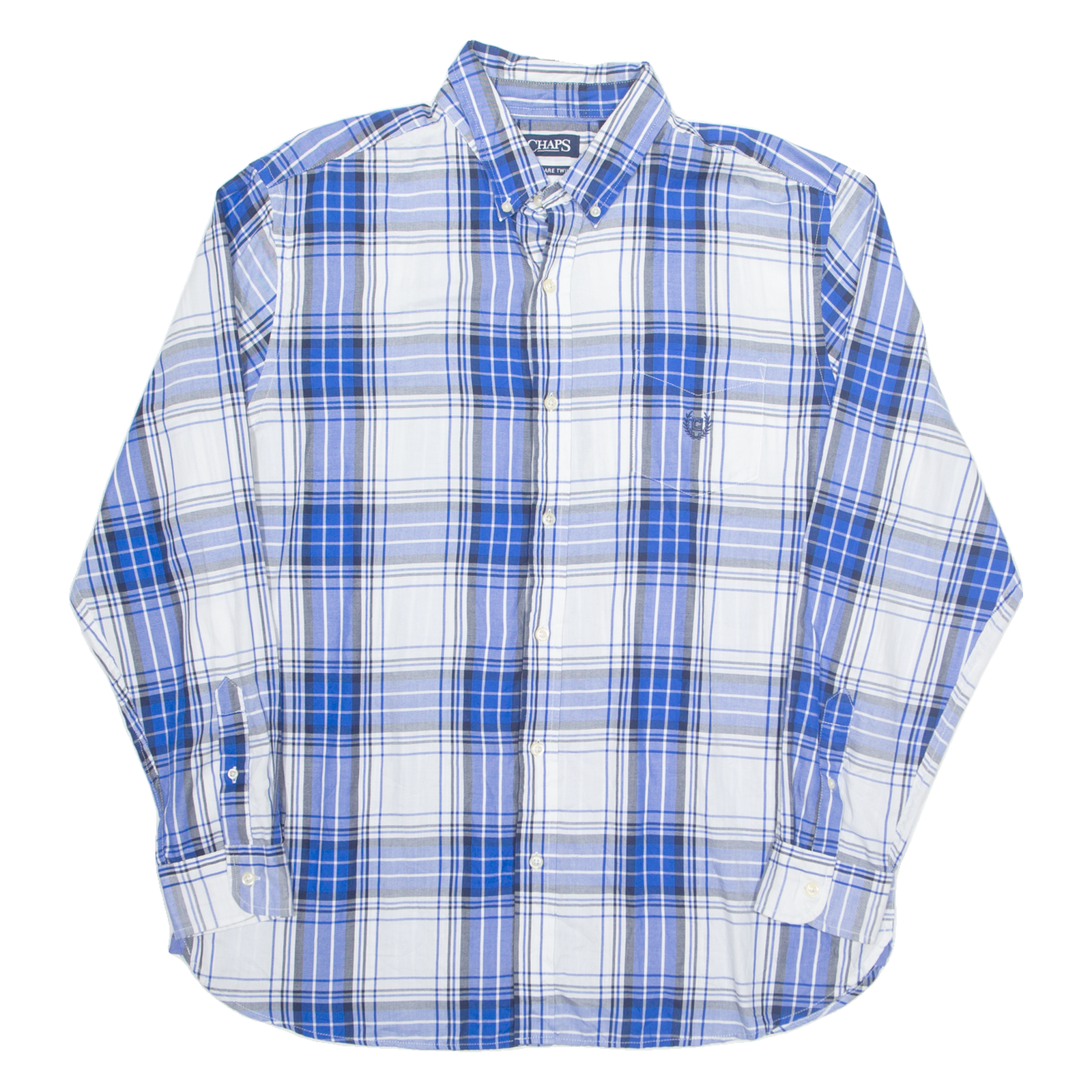 Buy CHAPS Mens Shirt Blue Plaid Long Sleeve XL Refurbished - $27.29 CHAPS Mens Shirt Blue Plaid Long Sleeve XL Refurbished - N/A refurbished available on Cerqular