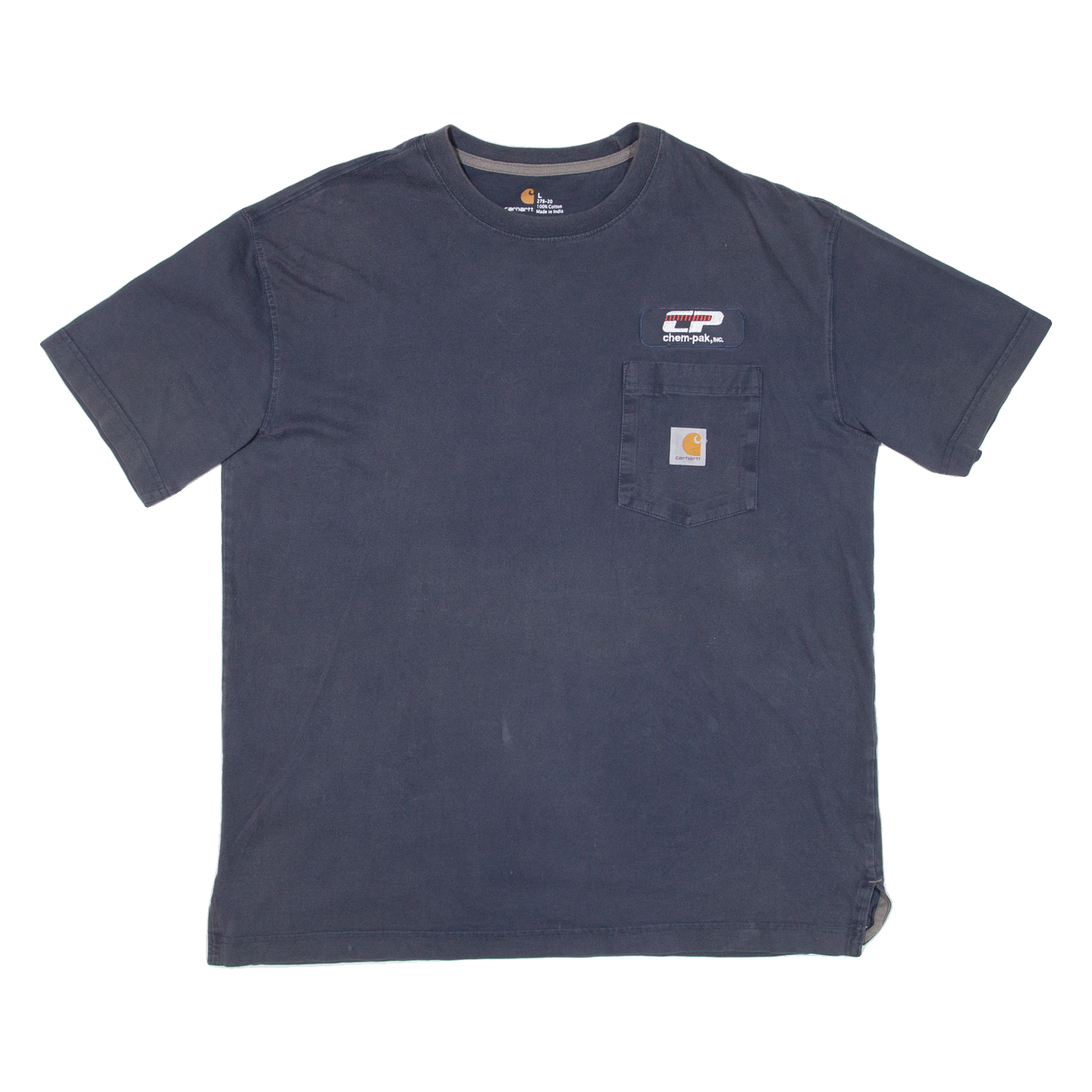 CARHARTT Mens T-Shirt Blue L Refurbished - N/A refurbished available on Cerqular