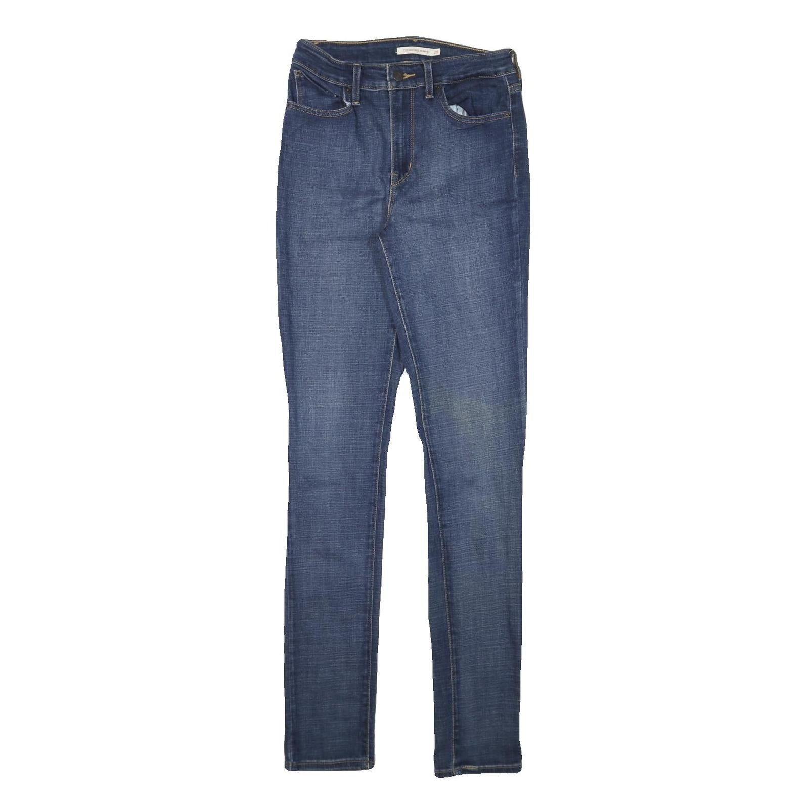 LEVI'S Womens Jeans Blue Slim Skinny Denim Medium W26 L32 Cotton Blend Zip Refurbished - N/A refurbished available on Cerqular