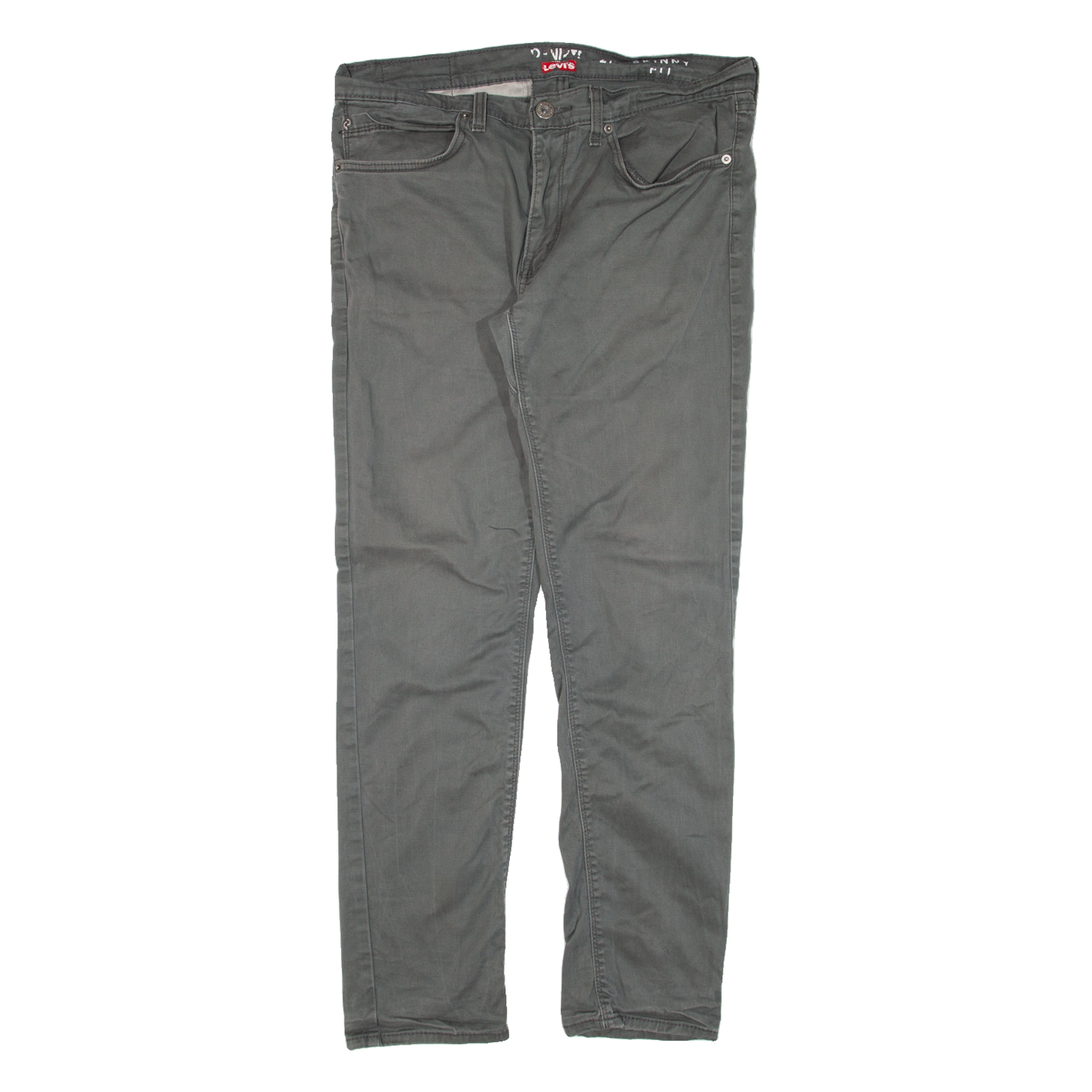 LEVI'S Mens Trousers Grey Slim Skinny W34 L32 Refurbished - N/A refurbished available on Cerqular