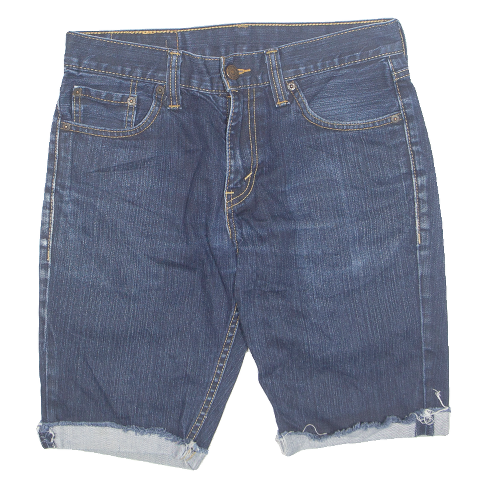 LEVI'S Cut Off Turn Up 511 Mens Denim Shorts Blue M W30 Refurbished - N/A refurbished available on Cerqular