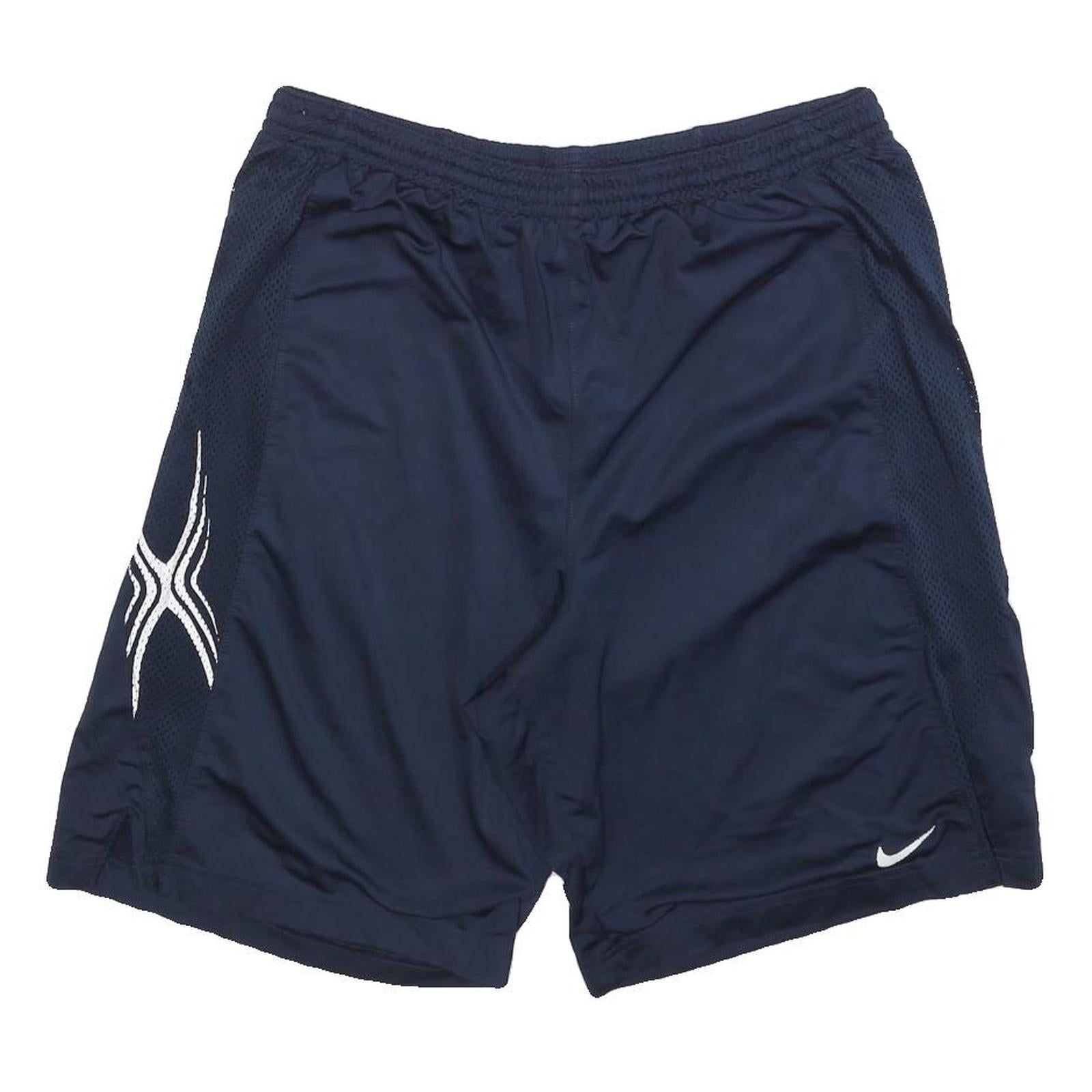NIKE Mens Shorts Navy Blue L W32 Athletic Sports Gym Basketball Casual Refurbished - N/A refurbished available on Cerqular