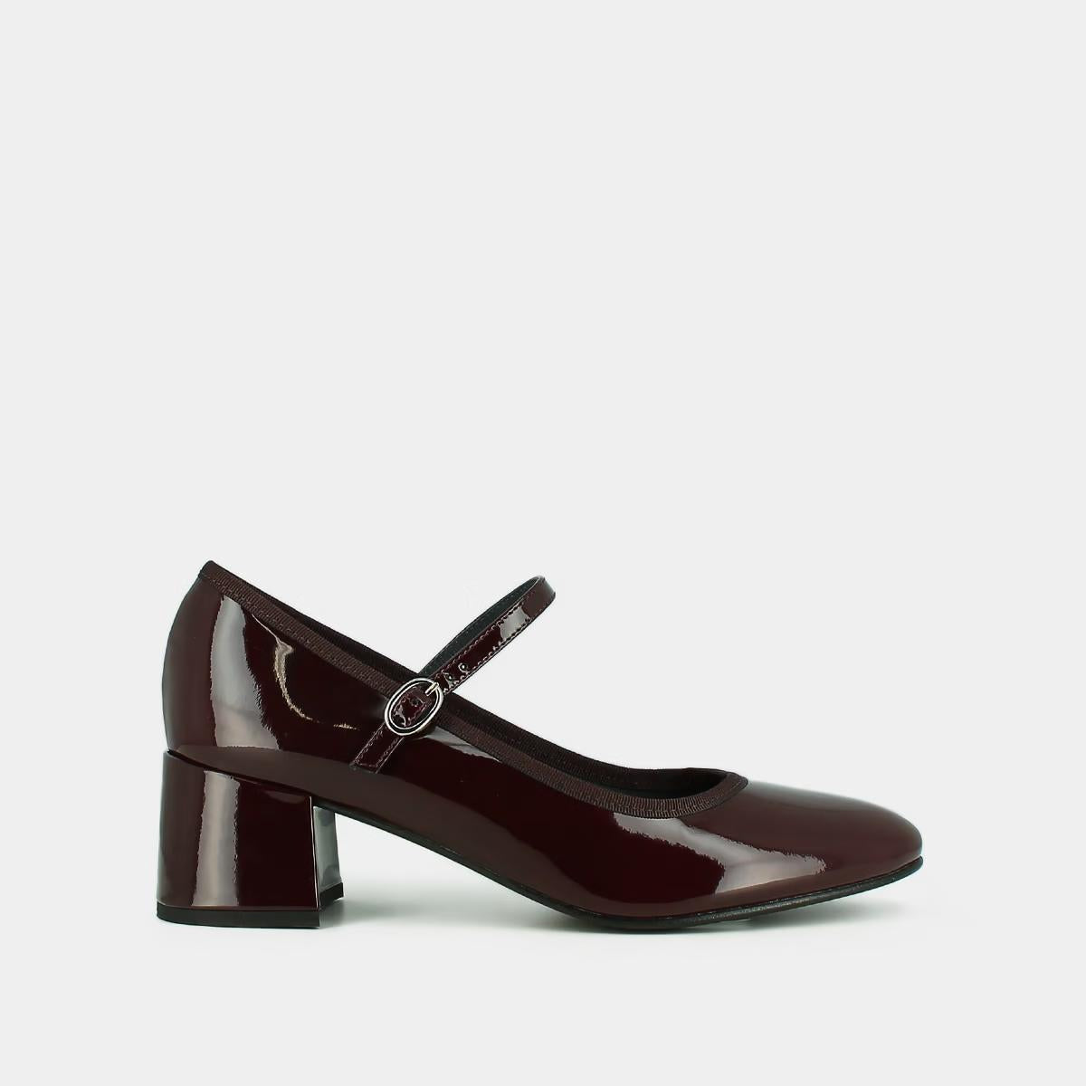 264- Dalmatie Vernis Bordeaux | Color: BORDEAUX | Size: 36 Refurbished - Rue Madame is a known brand, and the standardized name is " refurbished available on Cerqular