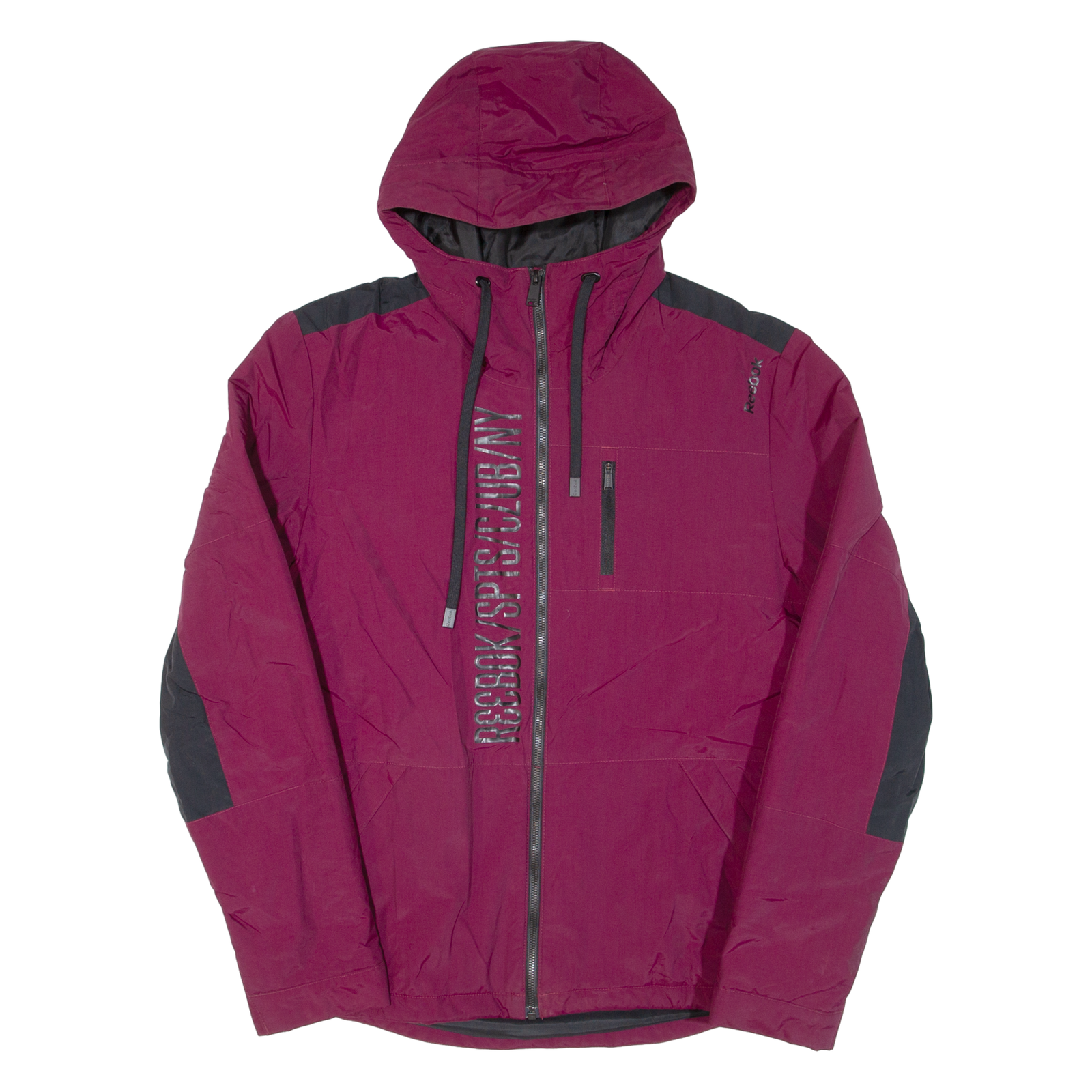 REEBOK Womens Rain Coat Purple Nylon Hooded S Refurbished - N/A refurbished available on Cerqular