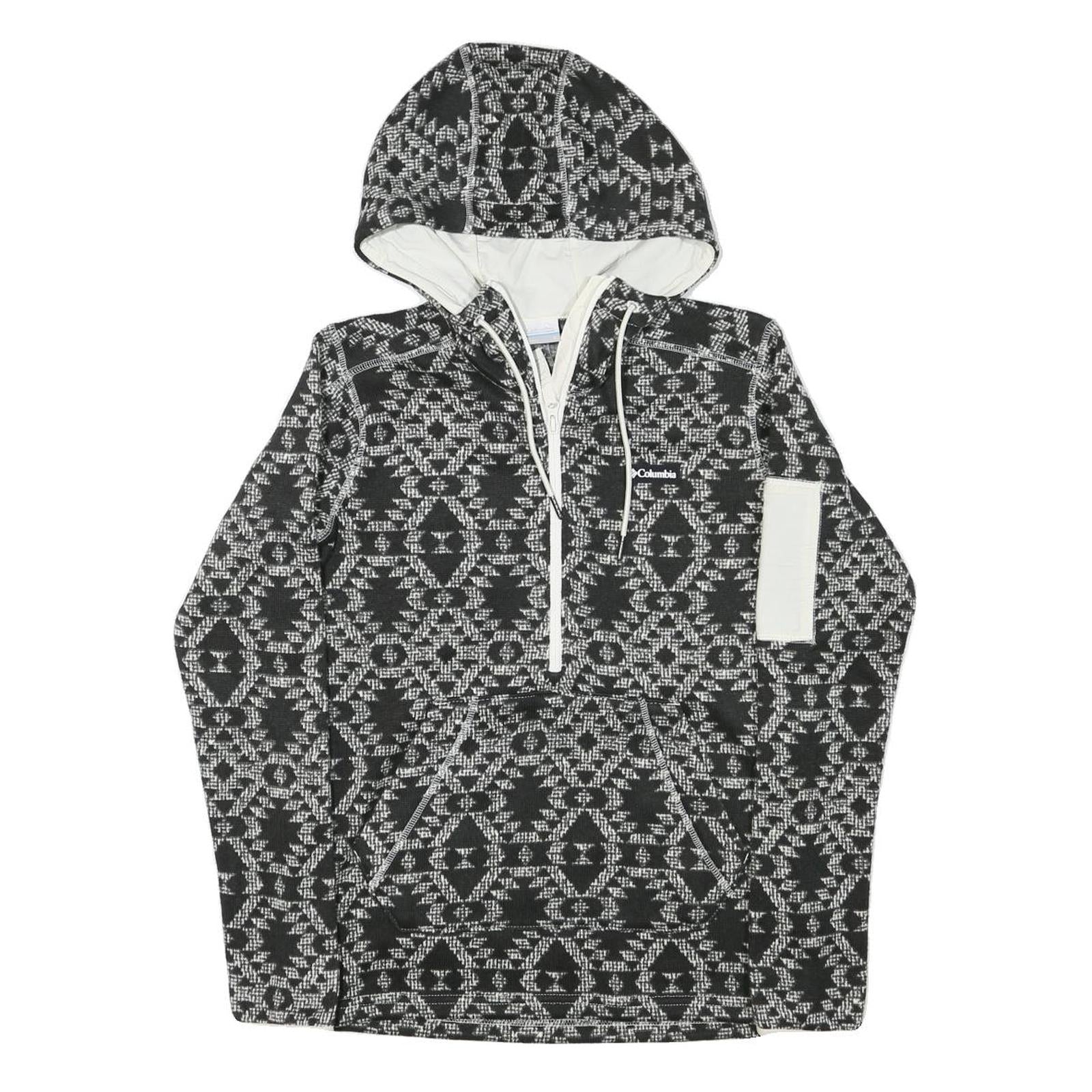 Buy COLUMBIA Mens Black & White Patterned Pullover Hoodie S Zip Pocket Drawstring Refurbished - $33.79 COLUMBIA Mens Black & White Patterned Pullover Hoodie S Zip Pocket Drawstring Refurbished - N/A refurbished available on Cerqular