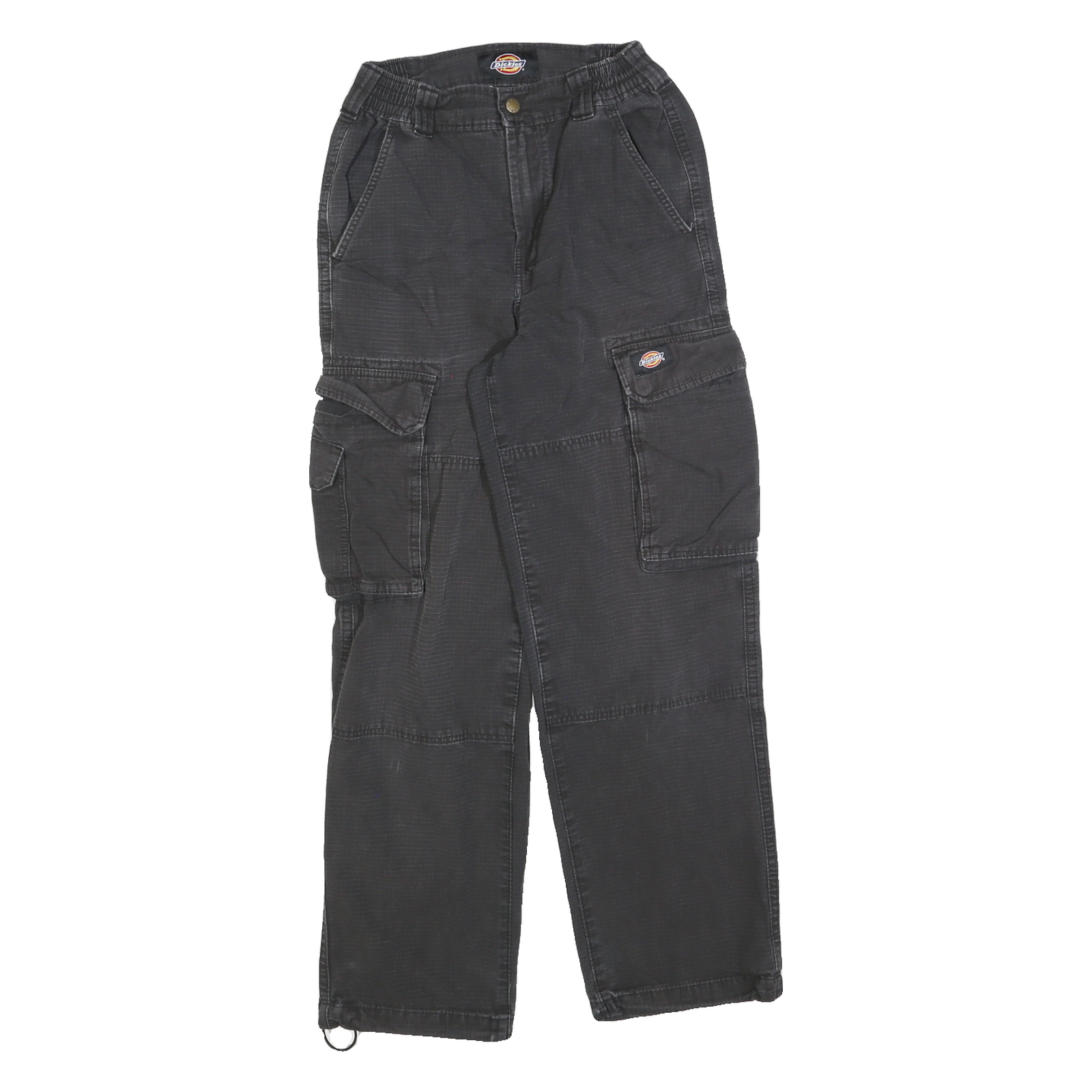 DICKIES Womens Cotton Black Regular Cargo Trousers W25 L30 Utility Workwear Refurbished - N/A refurbished available on Cerqular
