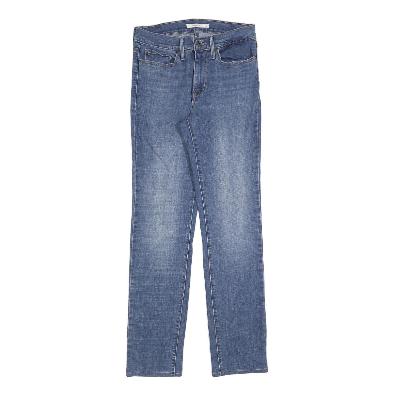 LEVI'S Womens Slim Blue Jeans Denim Medium W27 L29 Stylish Zip Closure Refurbished - N/A refurbished available on Cerqular