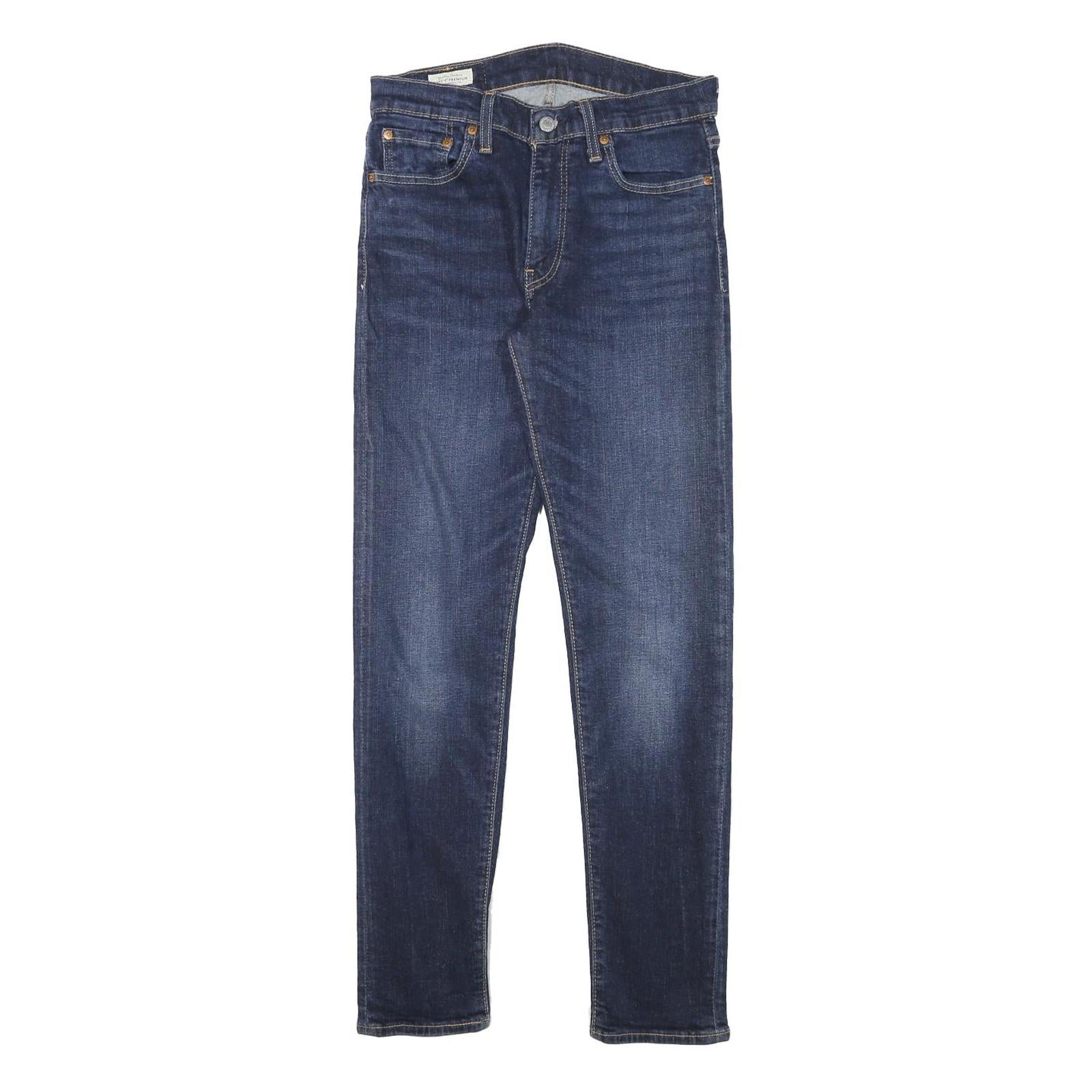 LEVI'S Mens Slim Blue Denim Jeans W28 L30 Cotton Blend Zip Classic Skinny Fit Refurbished - N/A refurbished available on Cerqular