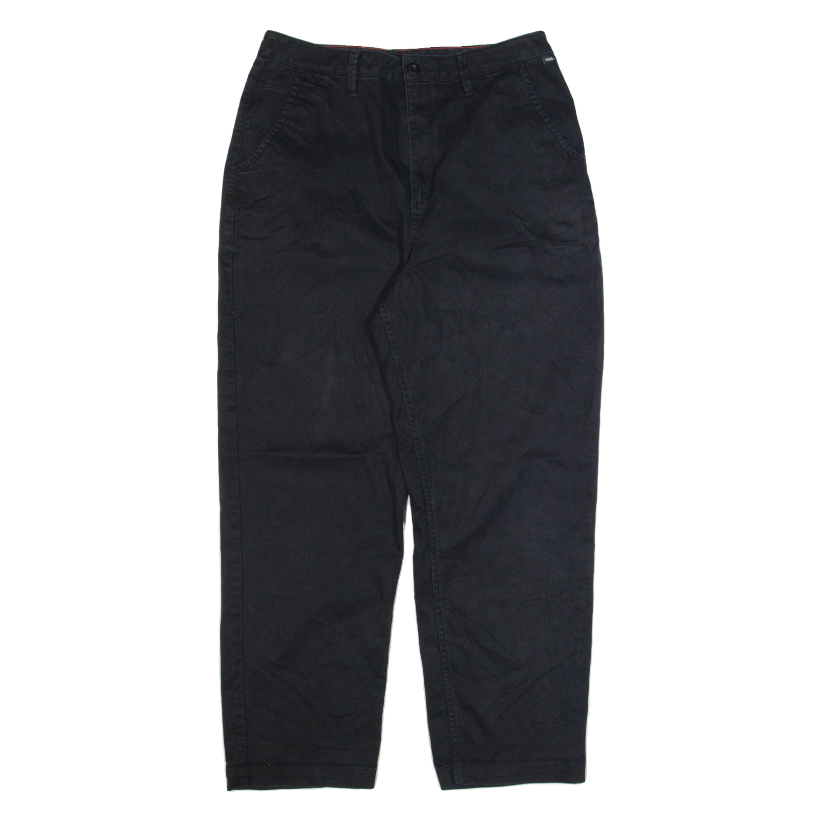 VANS Chino Mens Trousers Black Regular Straight W30 L28 Refurbished - N/A refurbished available on Cerqular