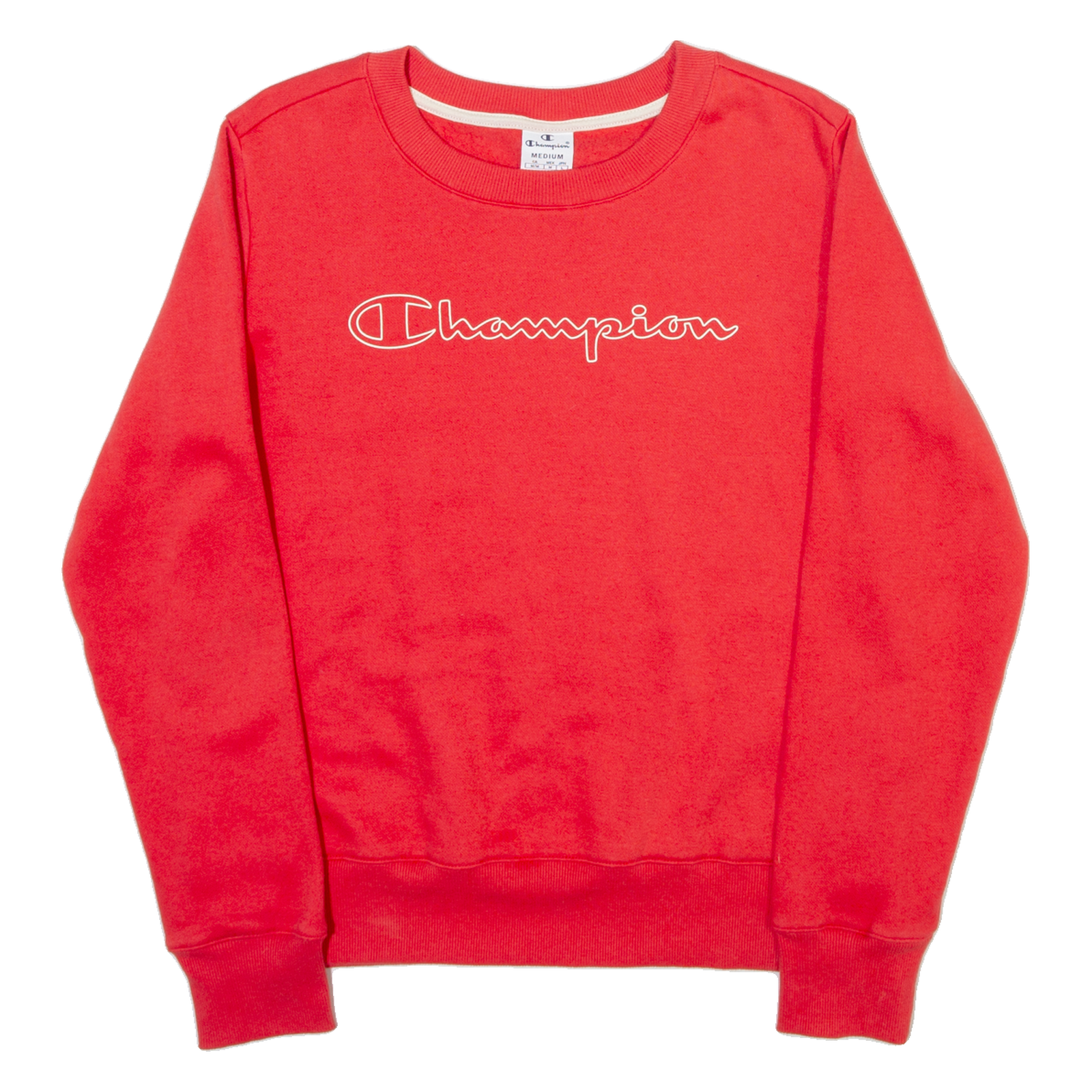 CHAMPION Mens Sweatshirt Red M Refurbished - N/A refurbished available on Cerqular