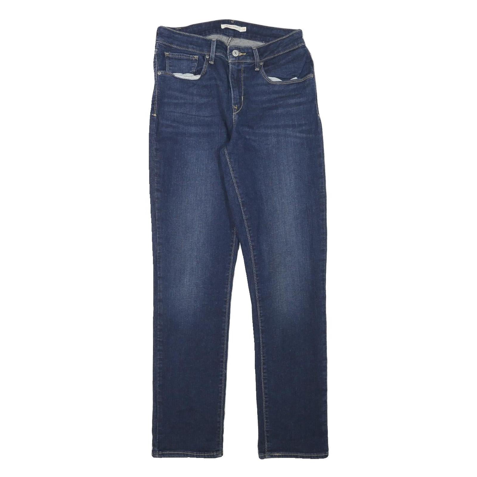 LEVI'S Womens Slim Blue Denim Jeans W27 L29 Zip Classic Medium Fit Stylish Refurbished - N/A refurbished available on Cerqular
