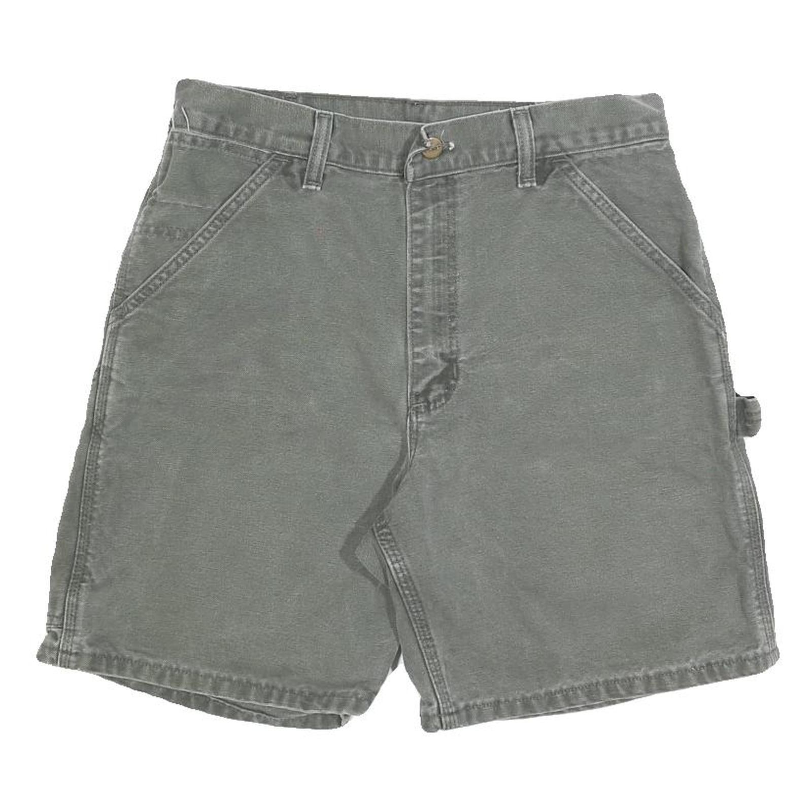 CARHARTT Womens Green Casual Cotton Blend Workwear Shorts M W30 Utility Refurbished - N/A refurbished available on Cerqular