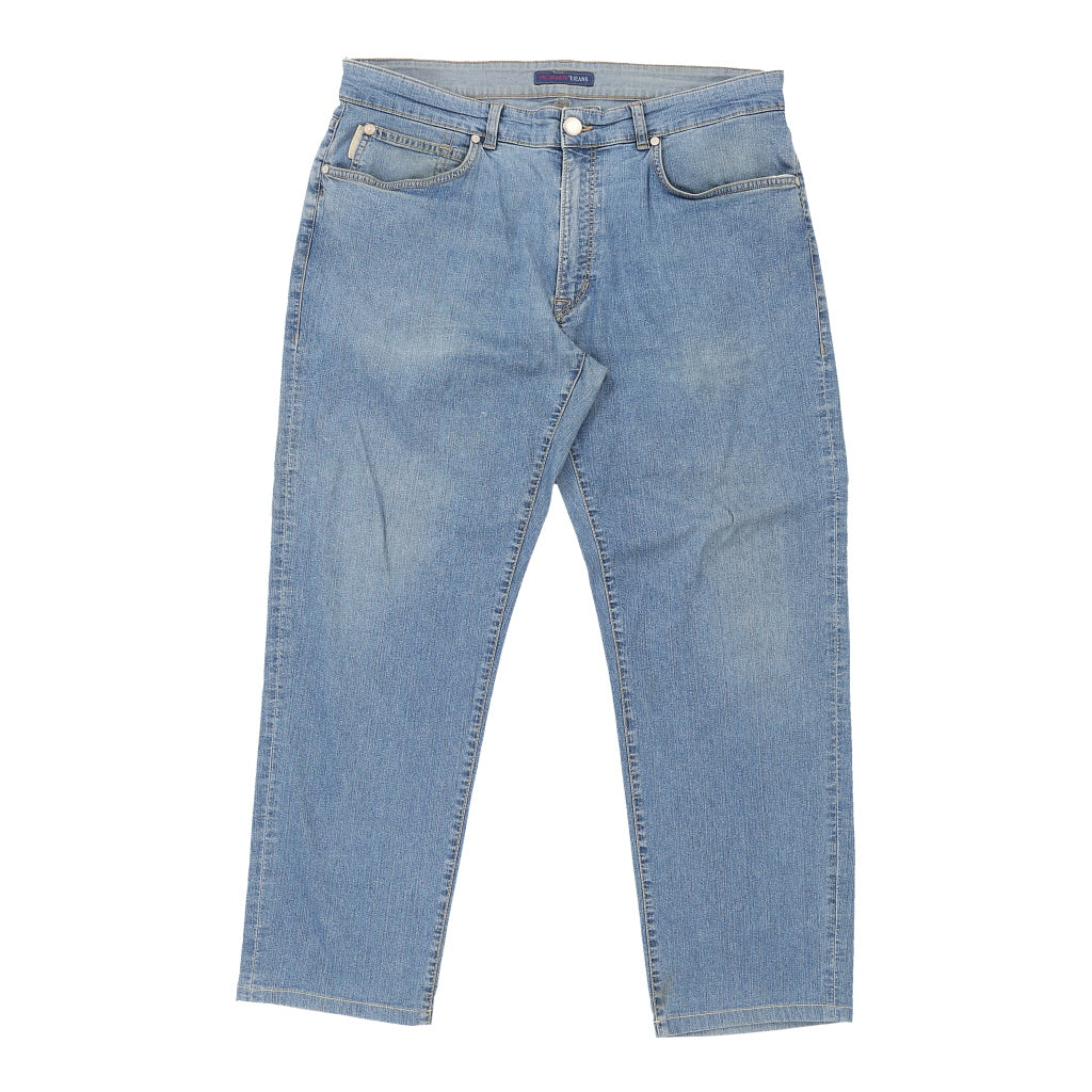 Buy Trussardi Jeans - 37W 28L Blue Cotton Refurbished - $26.12 Trussardi Jeans - 37W 28L Blue Cotton Refurbished - Thrifted (note: this is a term often used to describe second- refurbished available on Cerqular