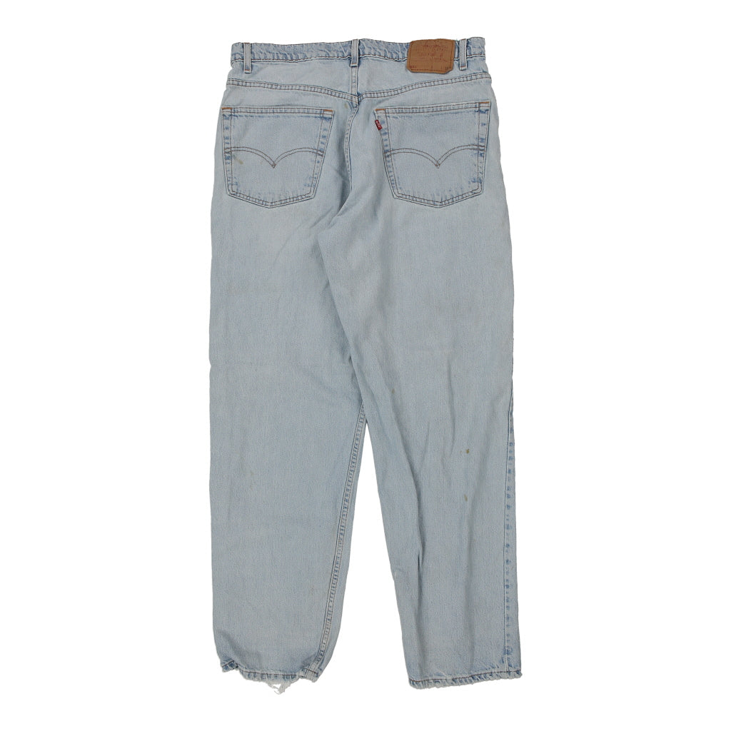 550 Levis Jeans - 38W UK 18 Light Wash Cotton | Size: UK 18 Refurbished - Thrifted (note: this is a term often used to describe second- refurbished available on Cerqular