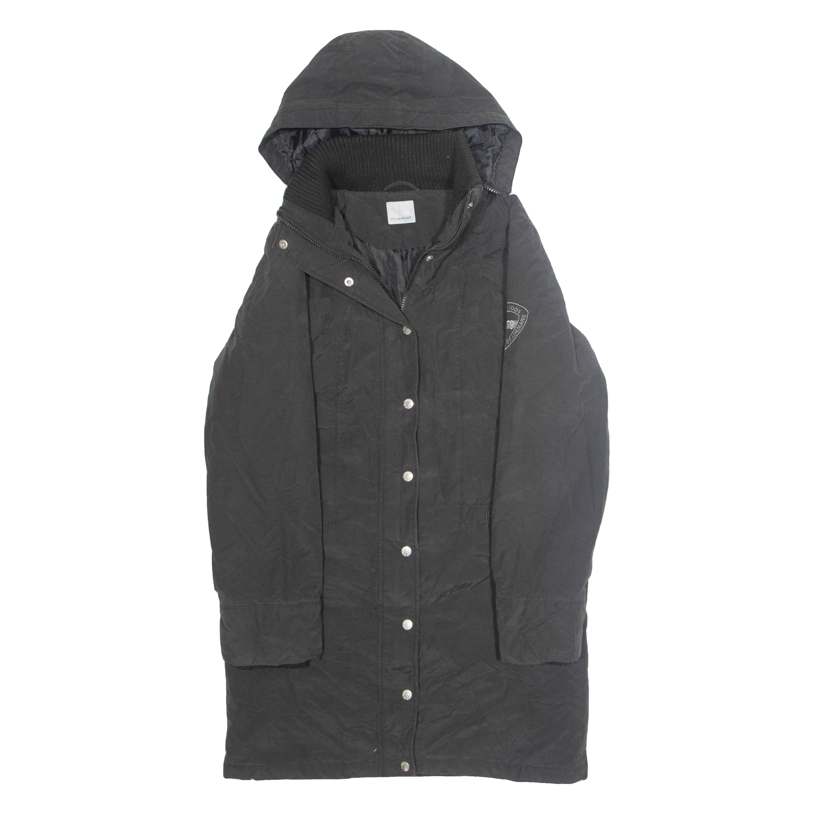 KANGAROOS Womens Jacket Black Hooded M Refurbished - N/A refurbished available on Cerqular