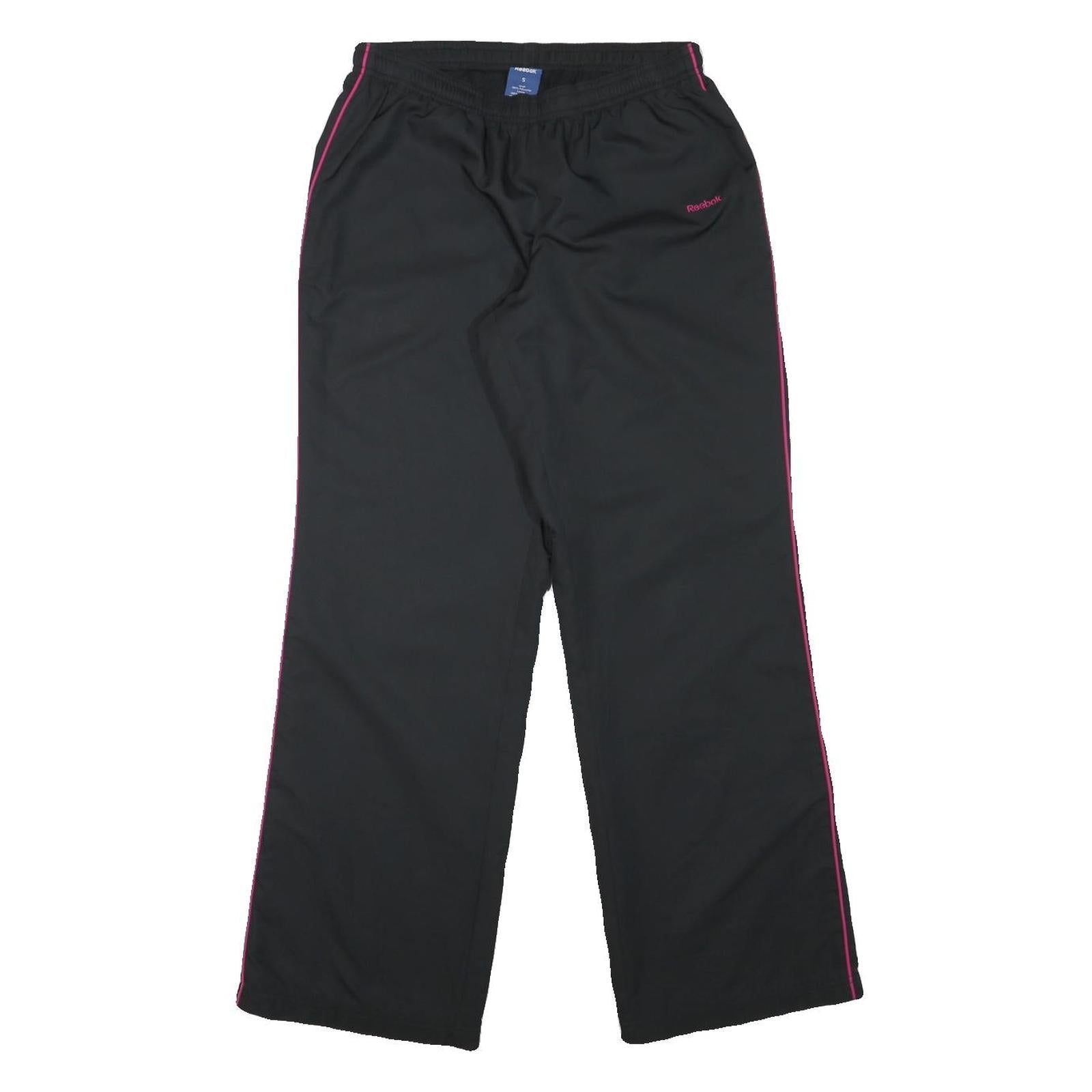 REEBOK Womens Joggers Black & Pink Slim Straight S W23 L29 Casual Activewear Refurbished - N/A refurbished available on Cerqular