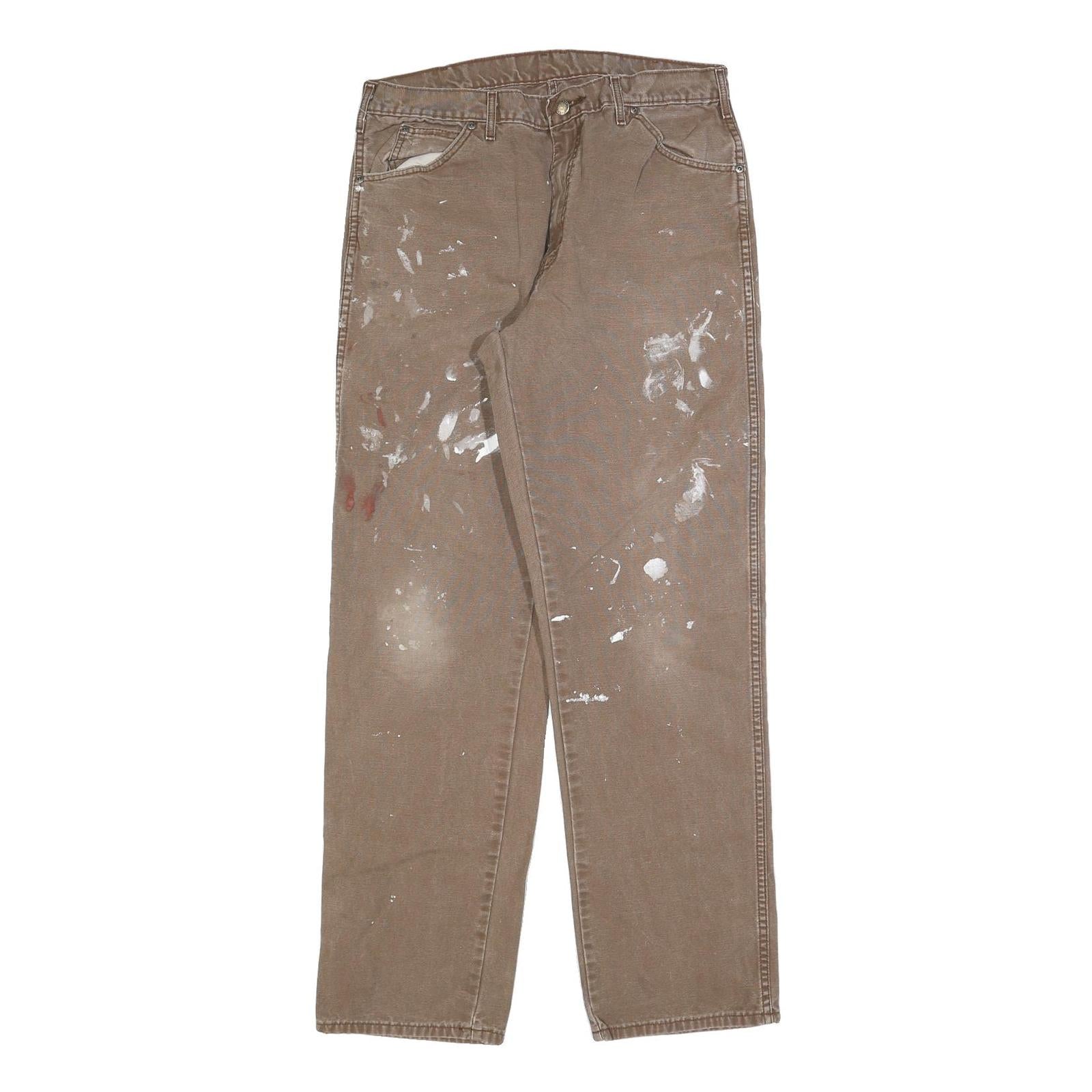 Buy DICKIES Mens Jeans Brown Regular Straight Denim W34 L34 Workwear Zip Closure Refurbished - $31.19 DICKIES Mens Jeans Brown Regular Straight Denim W34 L34 Workwear Zip Closure Refurbished - N/A refurbished available on Cerqular