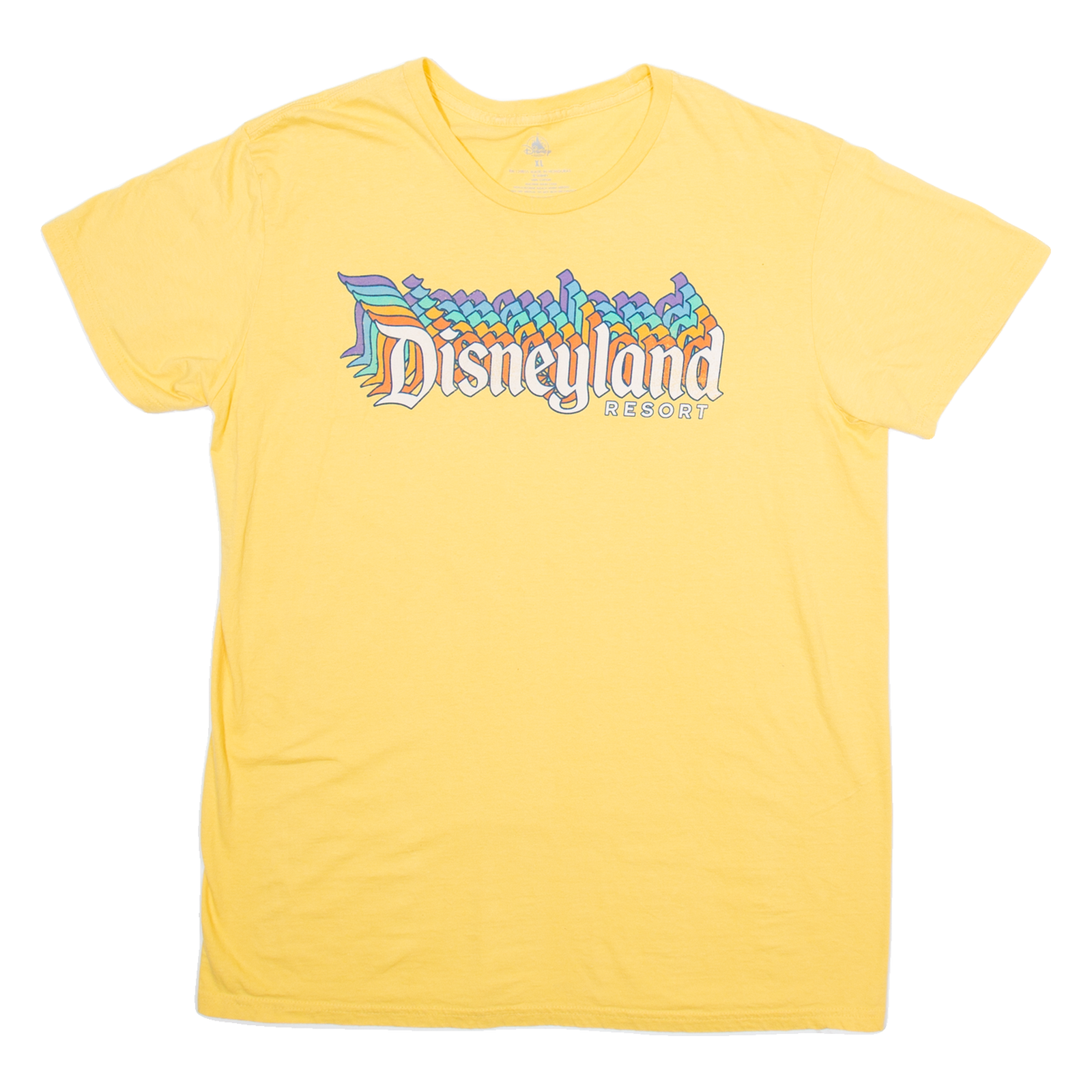 DISNEY Mens T-Shirt Yellow XL Refurbished - N/A refurbished available on Cerqular
