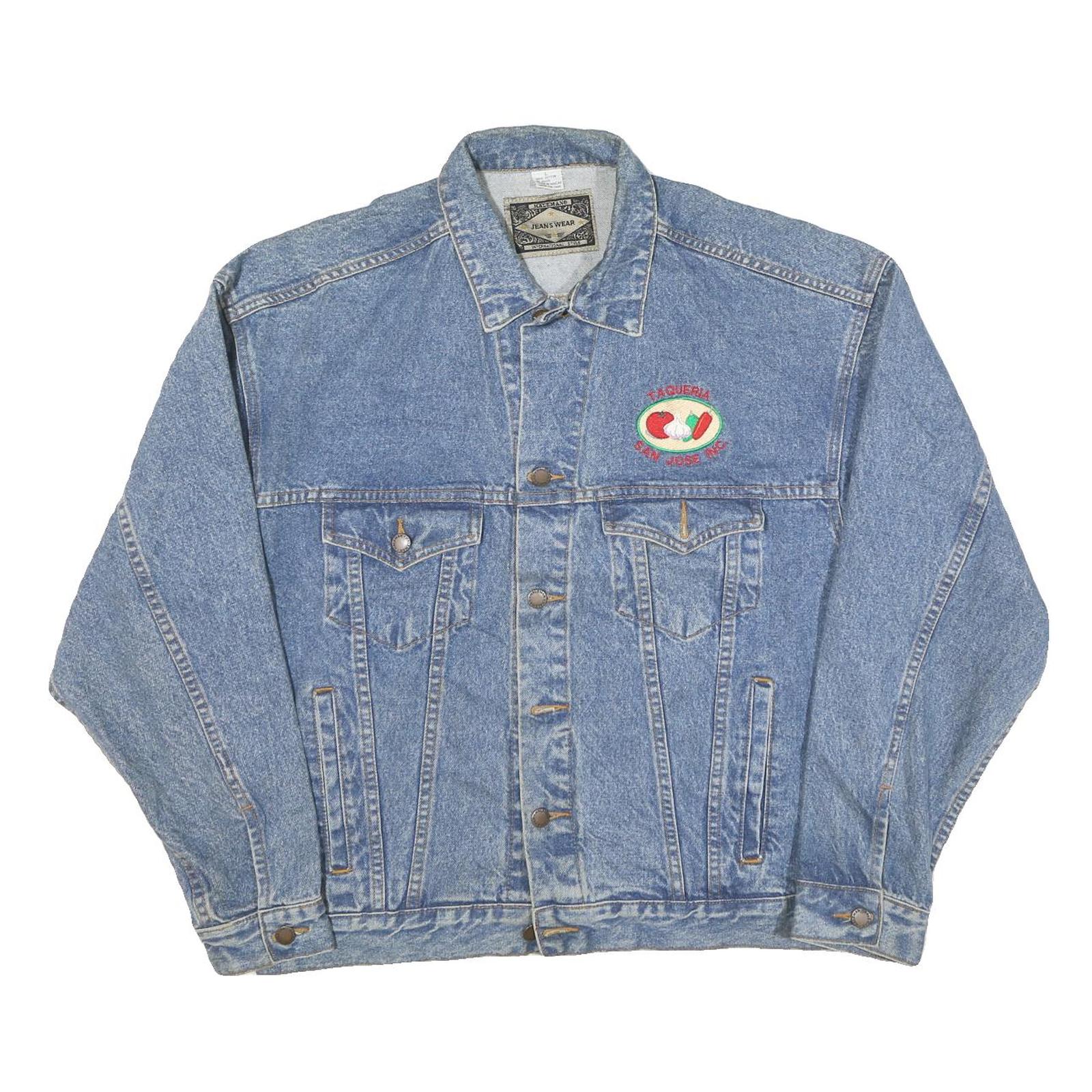 Buy HALEMANE Mens Blue Denim Casual Jacket L Cotton Blend Button Front Plain Refurbished - $71.49 HALEMANE Mens Blue Denim Casual Jacket L Cotton Blend Button Front Plain Refurbished - N/A refurbished available on Cerqular