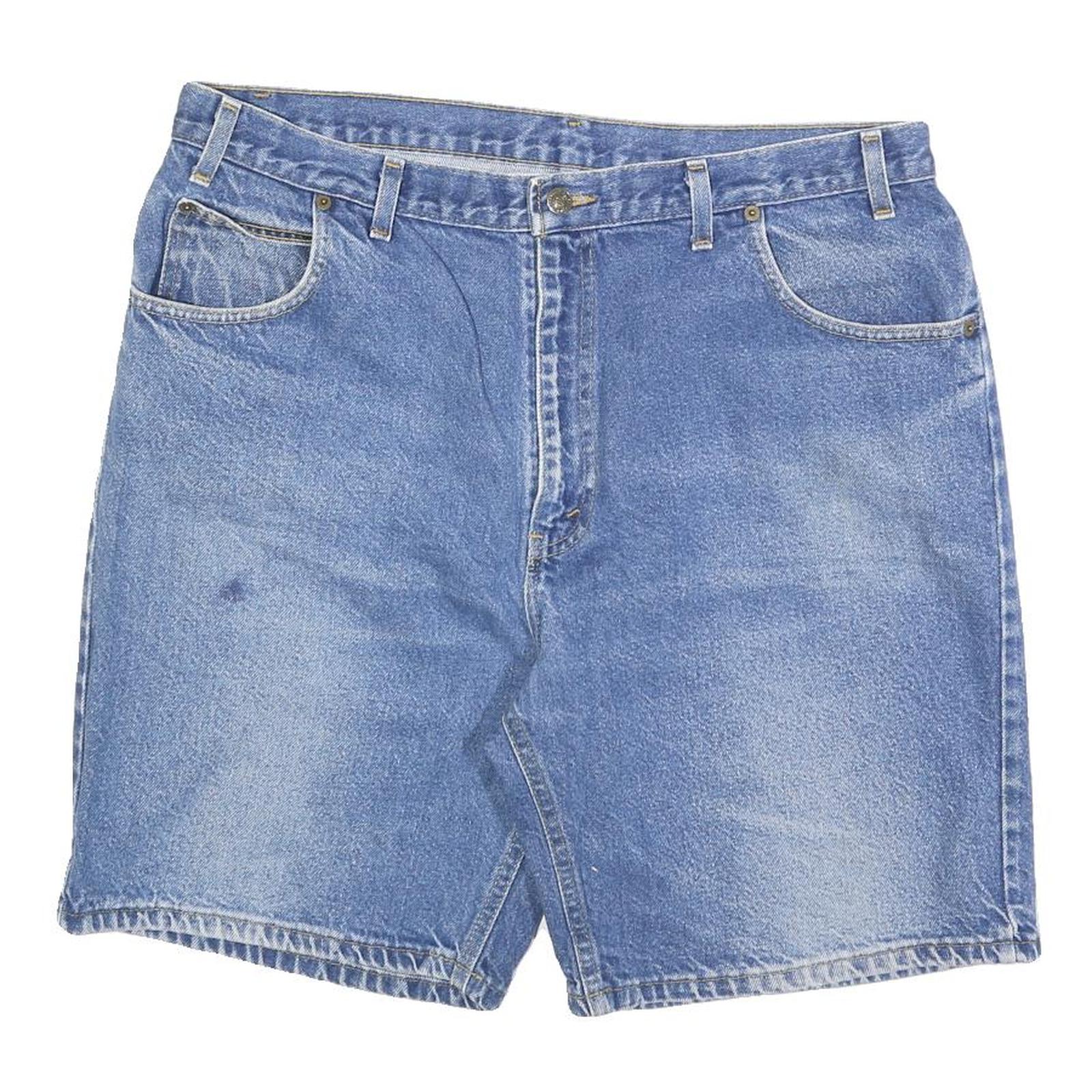 BACKROAD BLUES Mens Denim Blue Shorts XL W38 Casual Cotton Blend Relaxed Fit Refurbished - N/A refurbished available on Cerqular