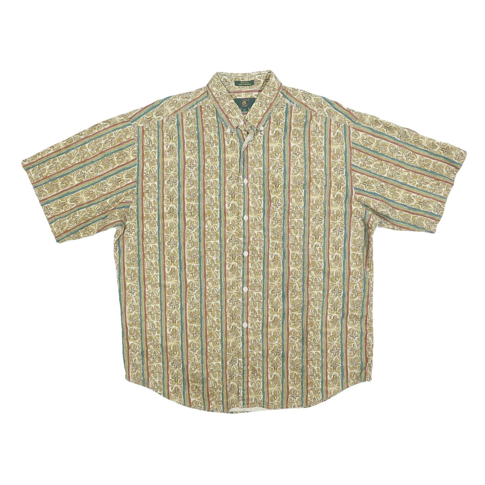 Buy CLUB ROOM Mens Beige & Green Pattern Cotton Blend Shirt L Casual Button Front Refurbished - $19.49 CLUB ROOM Mens Beige & Green Pattern Cotton Blend Shirt L Casual Button Front Refurbished - N/A refurbished available on Cerqular