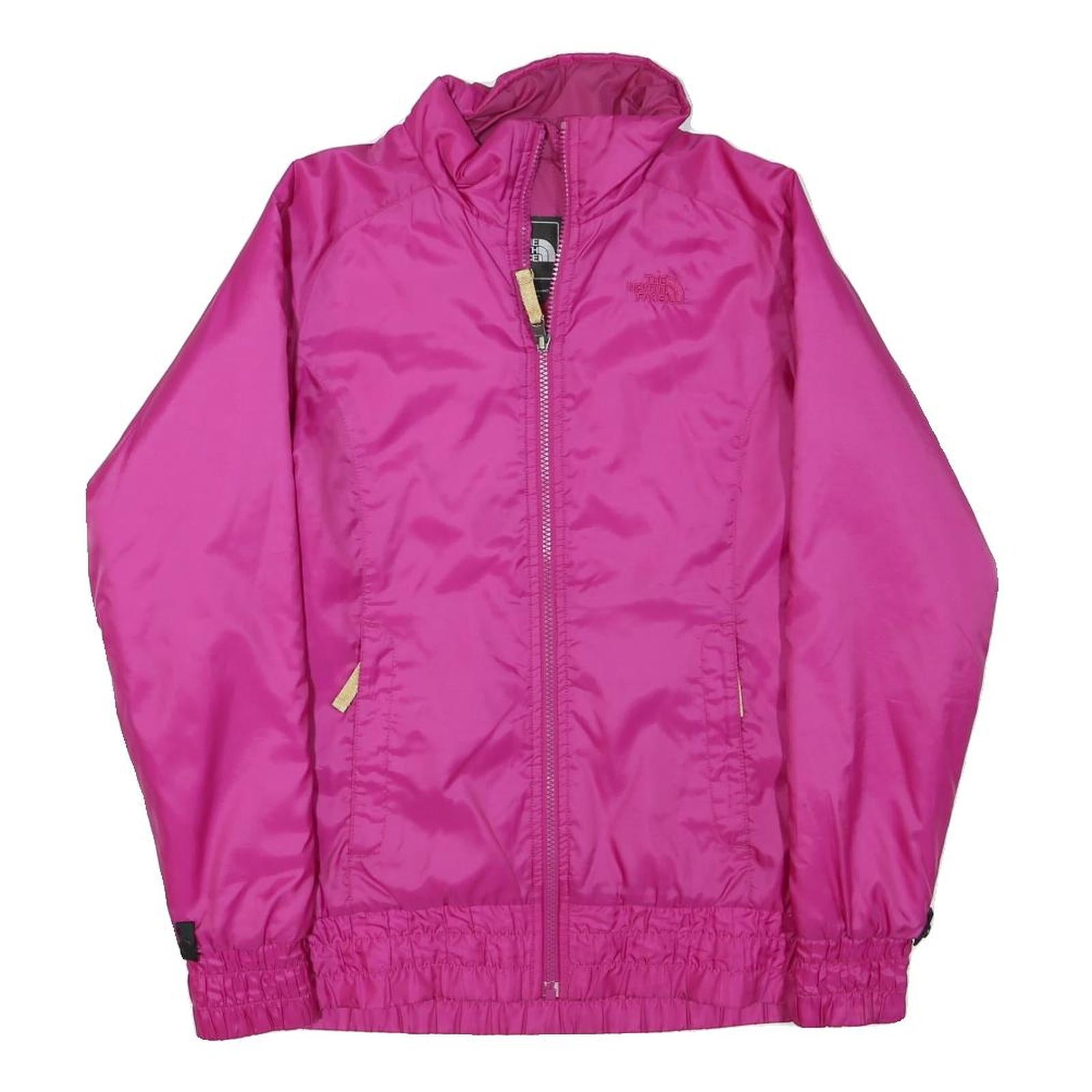 THE NORTH FACE Womens Pink Jacket XS Polyester Blend Plain Zip Outdoor Refurbished - N/A refurbished available on Cerqular