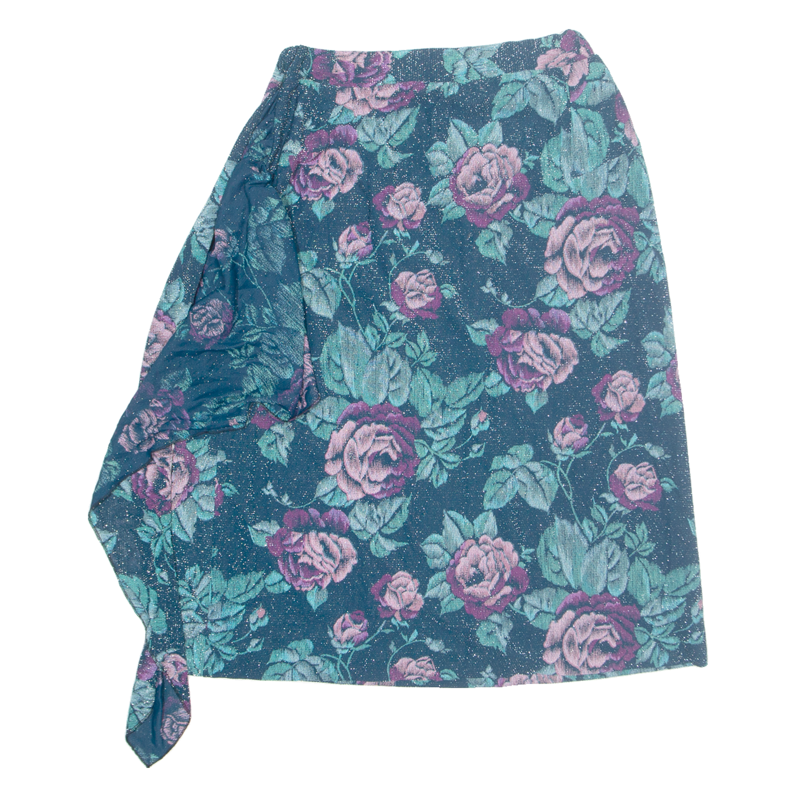 Womens Straight Skirt Green Midi Floral XXS Refurbished - N/A refurbished available on Cerqular