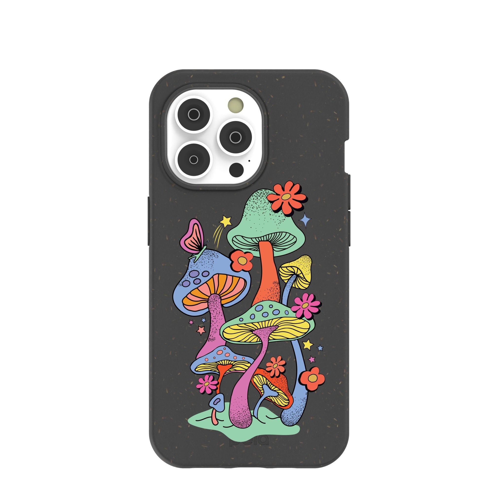 Black Magical Forest iPhone 14 Pro Case Refurbished - Pela Case refurbished available on Cerqular