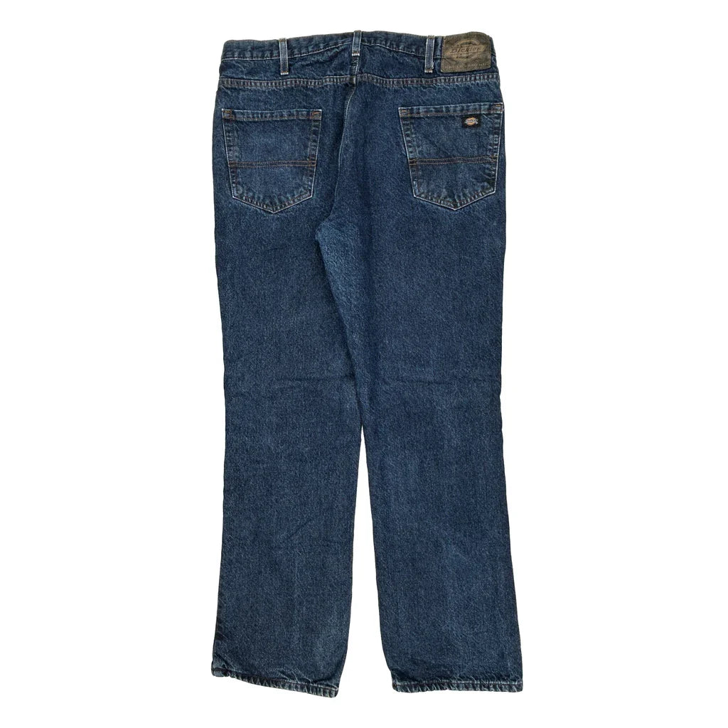 Dickies Jeans - 36W 24L Blue Cotton Refurbished - Thrifted (note: this is a term often used to describe second- refurbished available on Cerqular