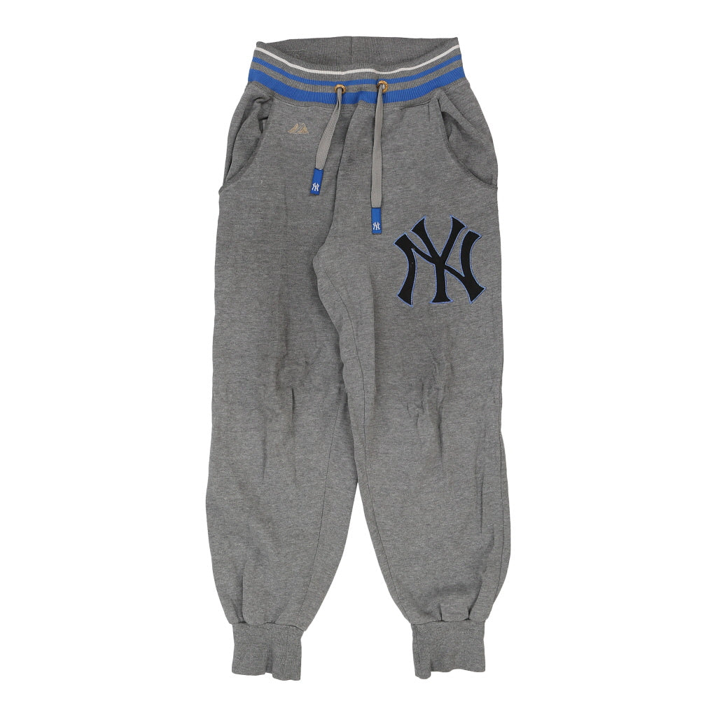 New York Yankees Majestic MLB Joggers - XS Grey Cotton Blend Refurbished - Thrifted (note: this is a term often used to describe second- refurbished available on Cerqular